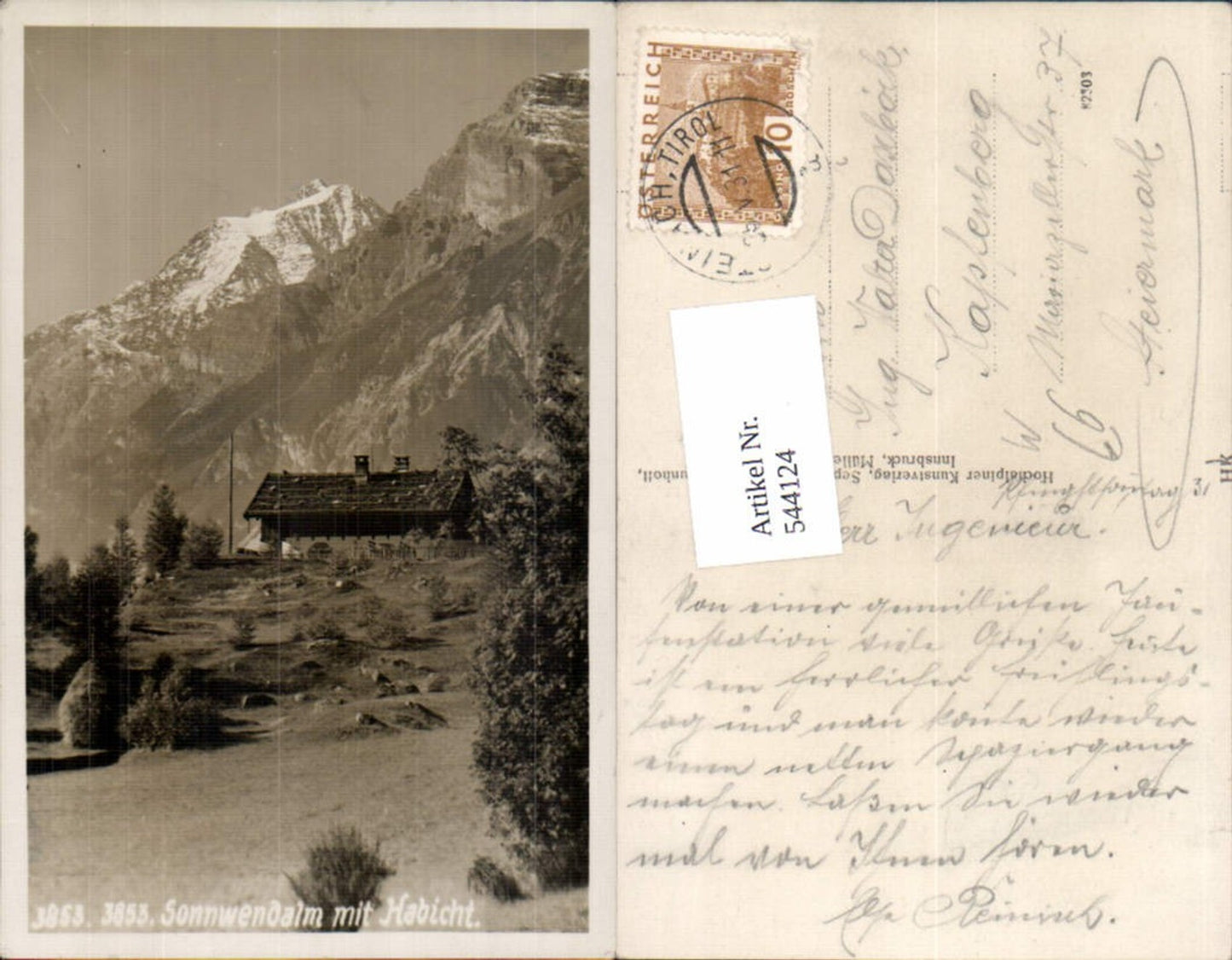 Alte Ansichtskarte – Old Postcard