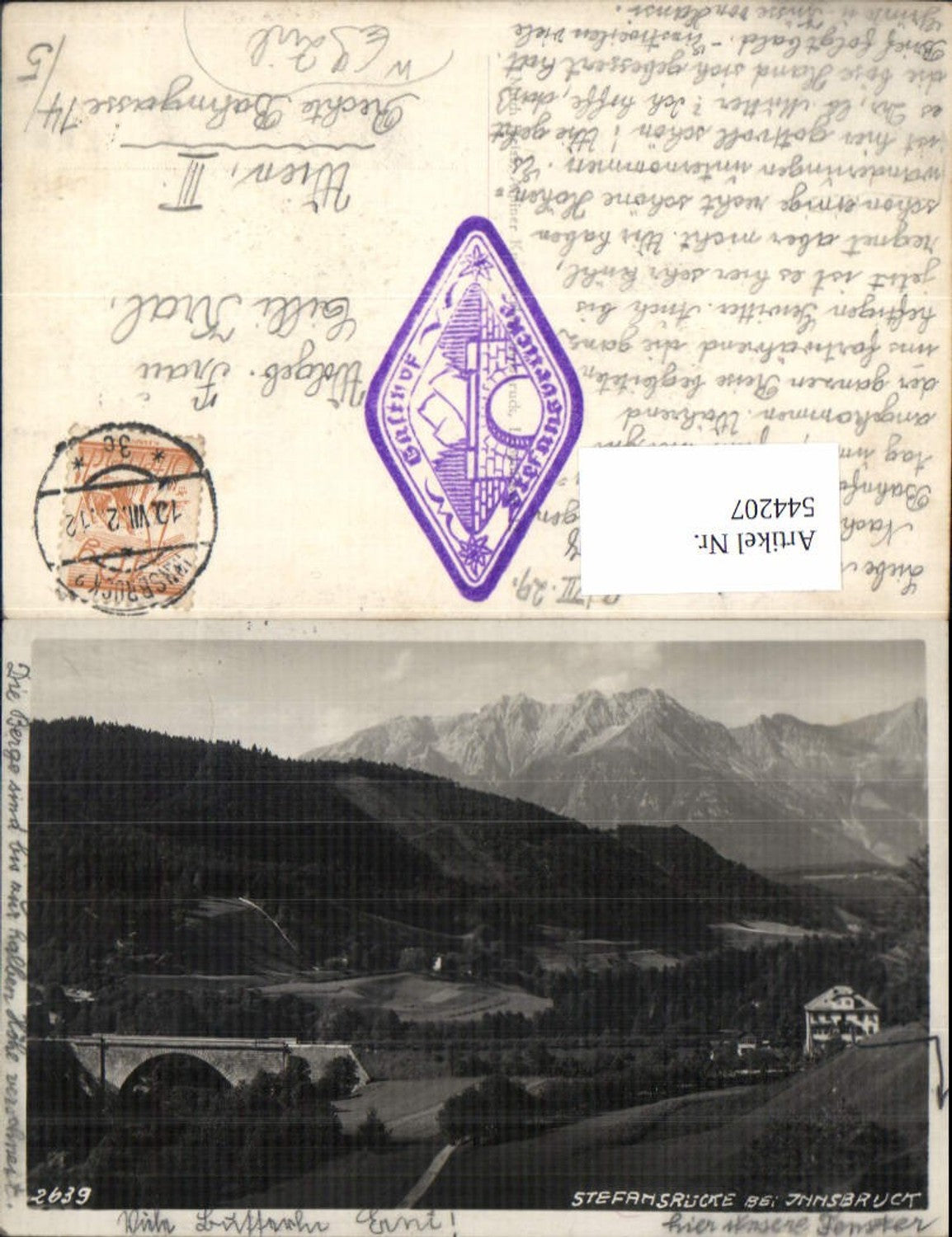 Alte Ansichtskarte – Old Postcard