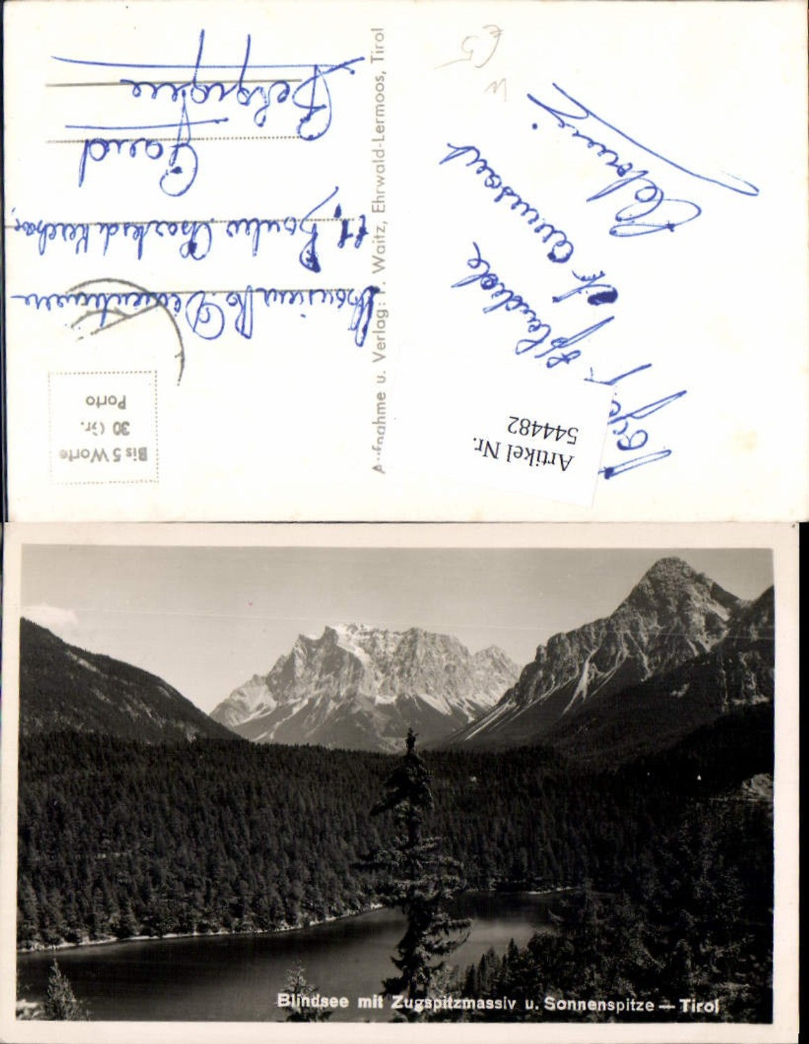 Alte Ansichtskarte – Old Postcard