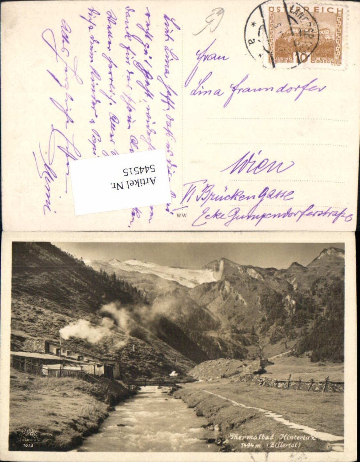 Alte Ansichtskarte – Old Postcard