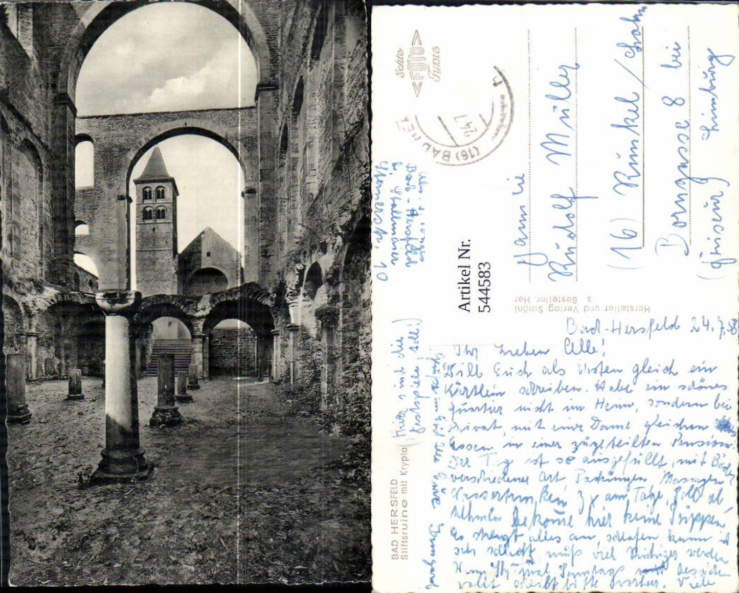 Alte Ansichtskarte – Old Postcard