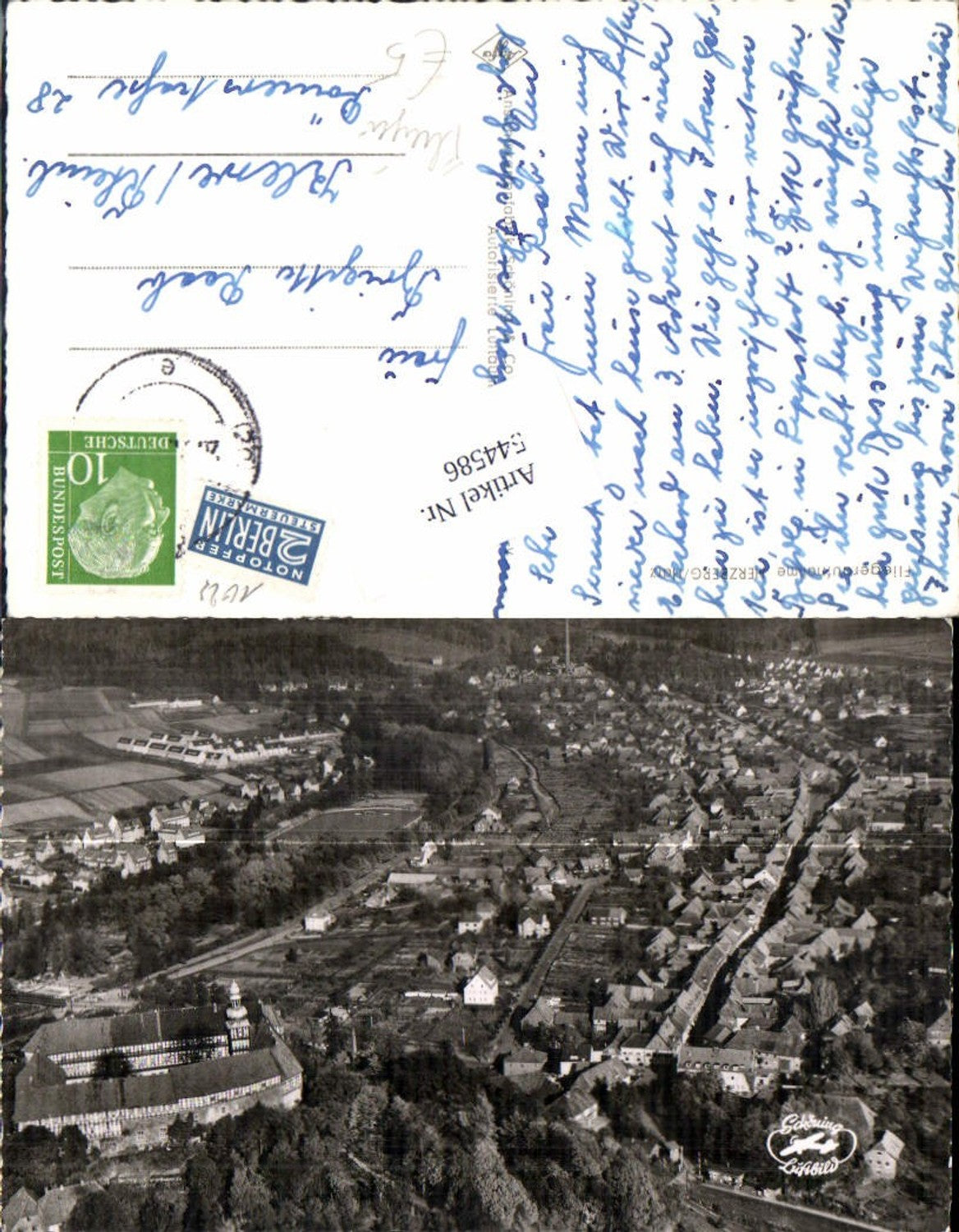 544586,tolle Fliegeraufnahme Herzberg Harz