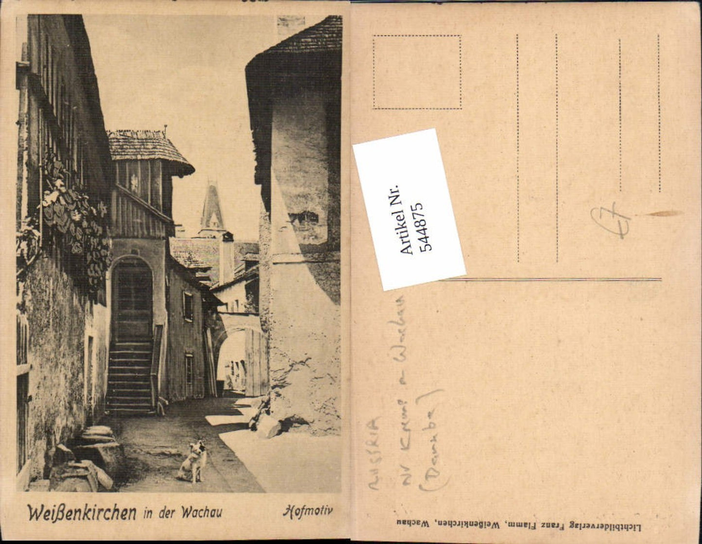 544875,Weißenkirchen in der Wachau Hofmotiv Spitz