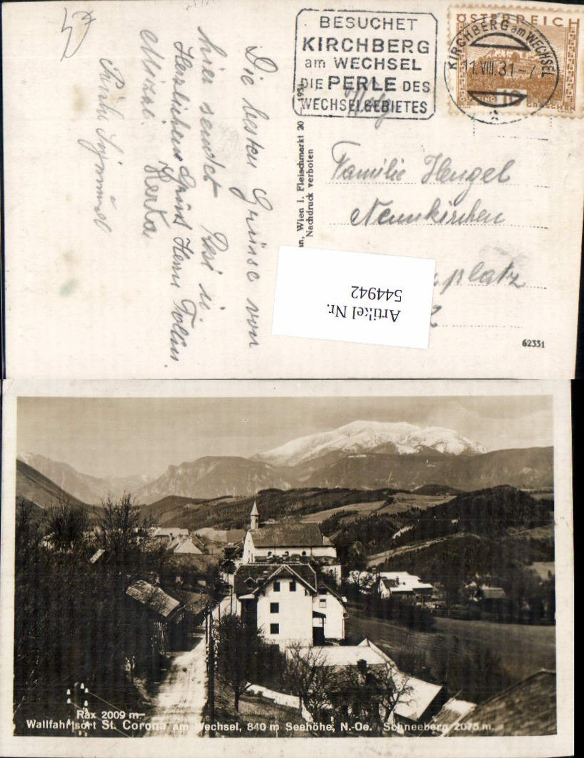 544942,St. Corona am Wechsel