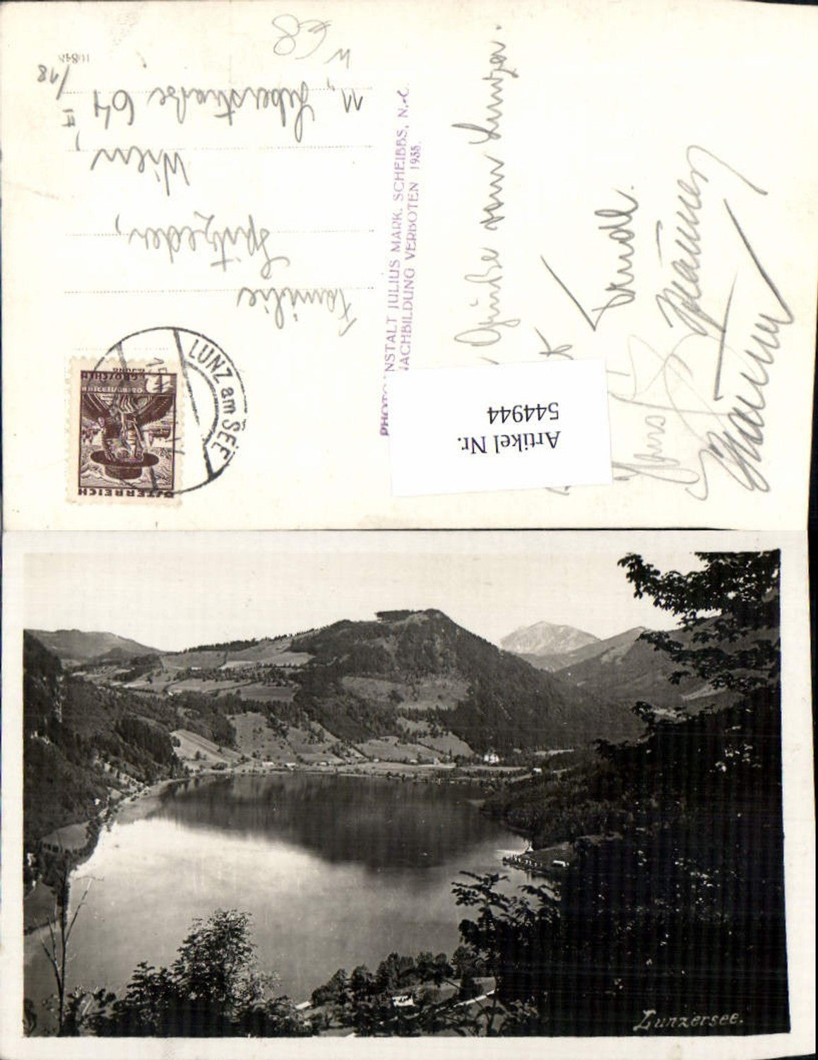 544944,Foto-AK Lunzersee bei Lunz am See