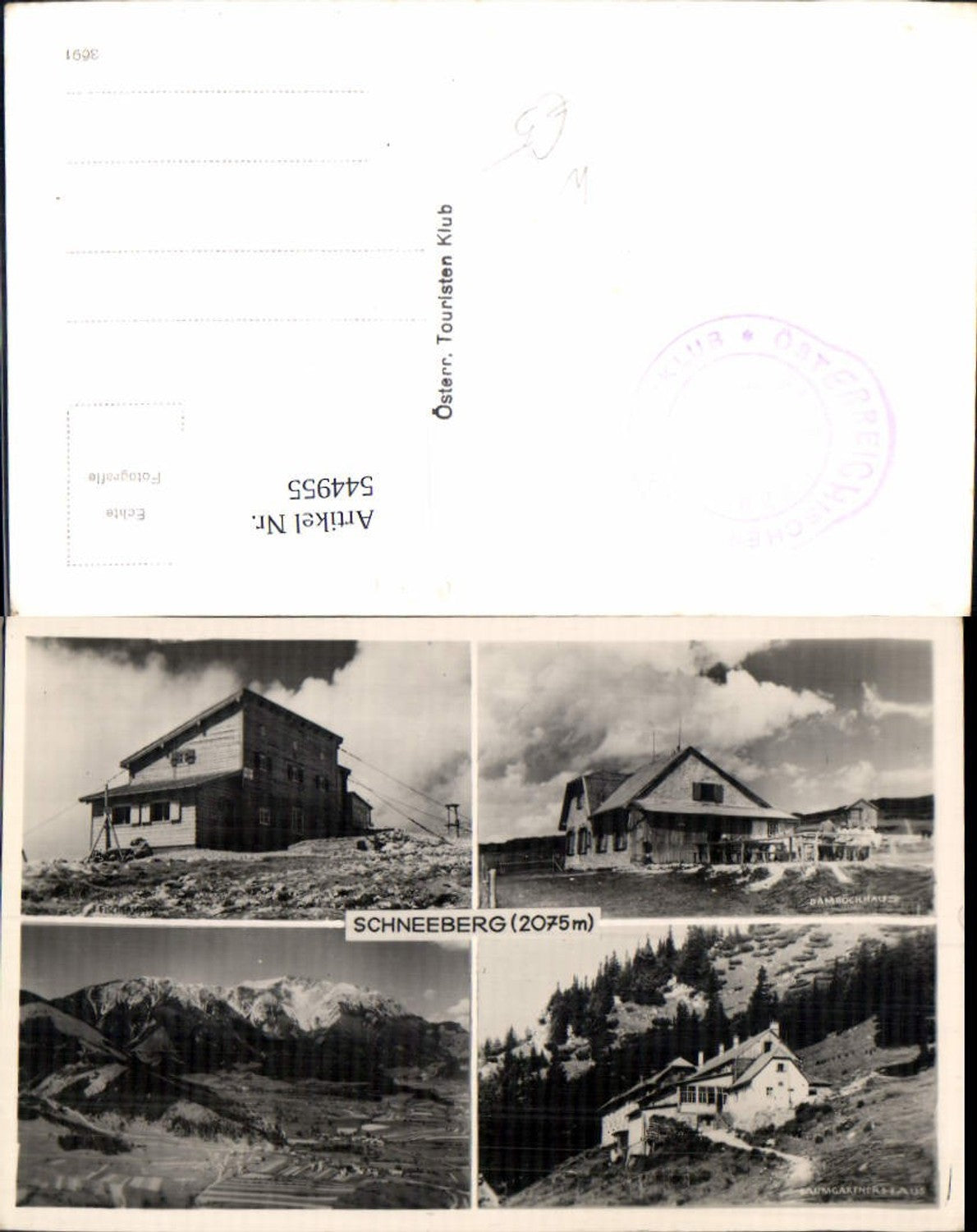 544955,Puchberg am Schneeberg Baumgartnerhaus Damböckhaus