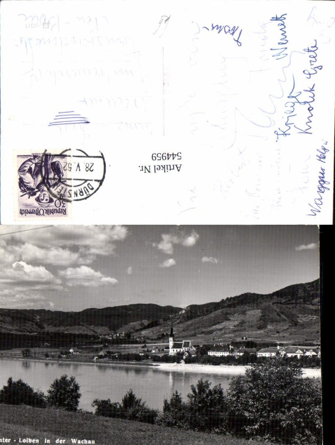 544959,Unter Loiben in der Wachau b. Dürnstein Krems