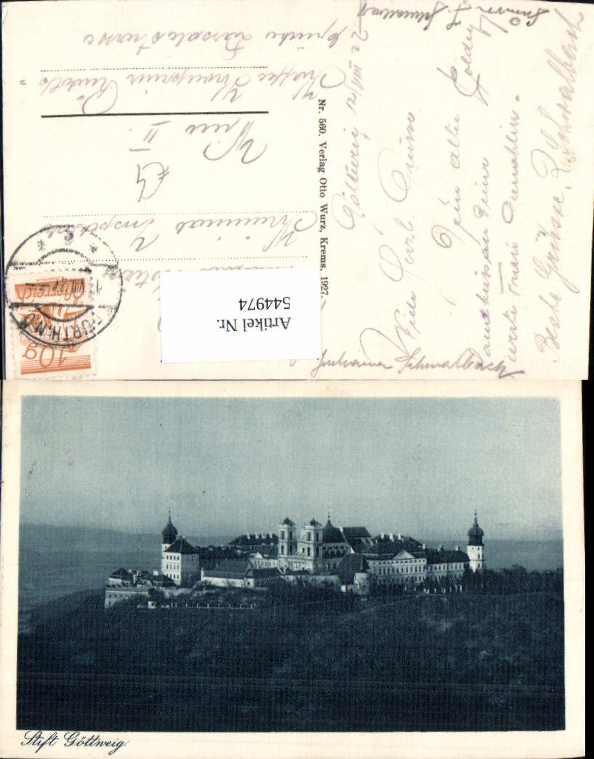 544974,Stuft Göttweig bei Furth