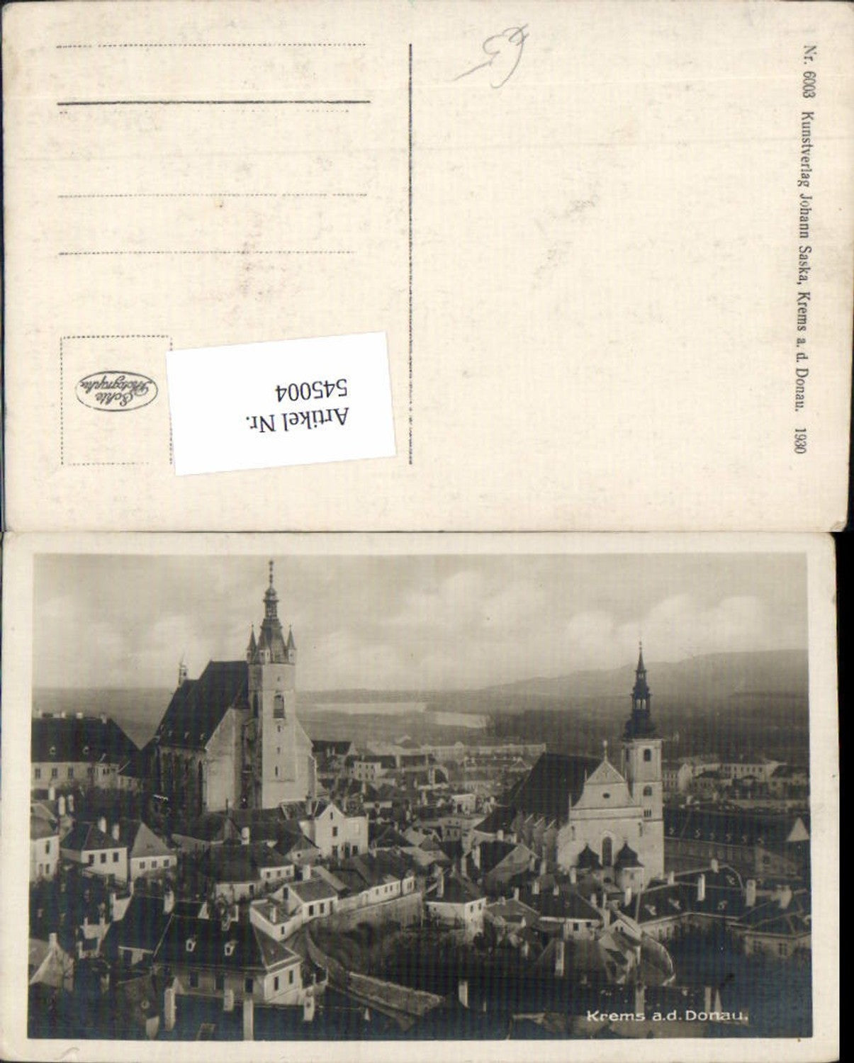 545004,tolle Foto-AK Krems an der Donau