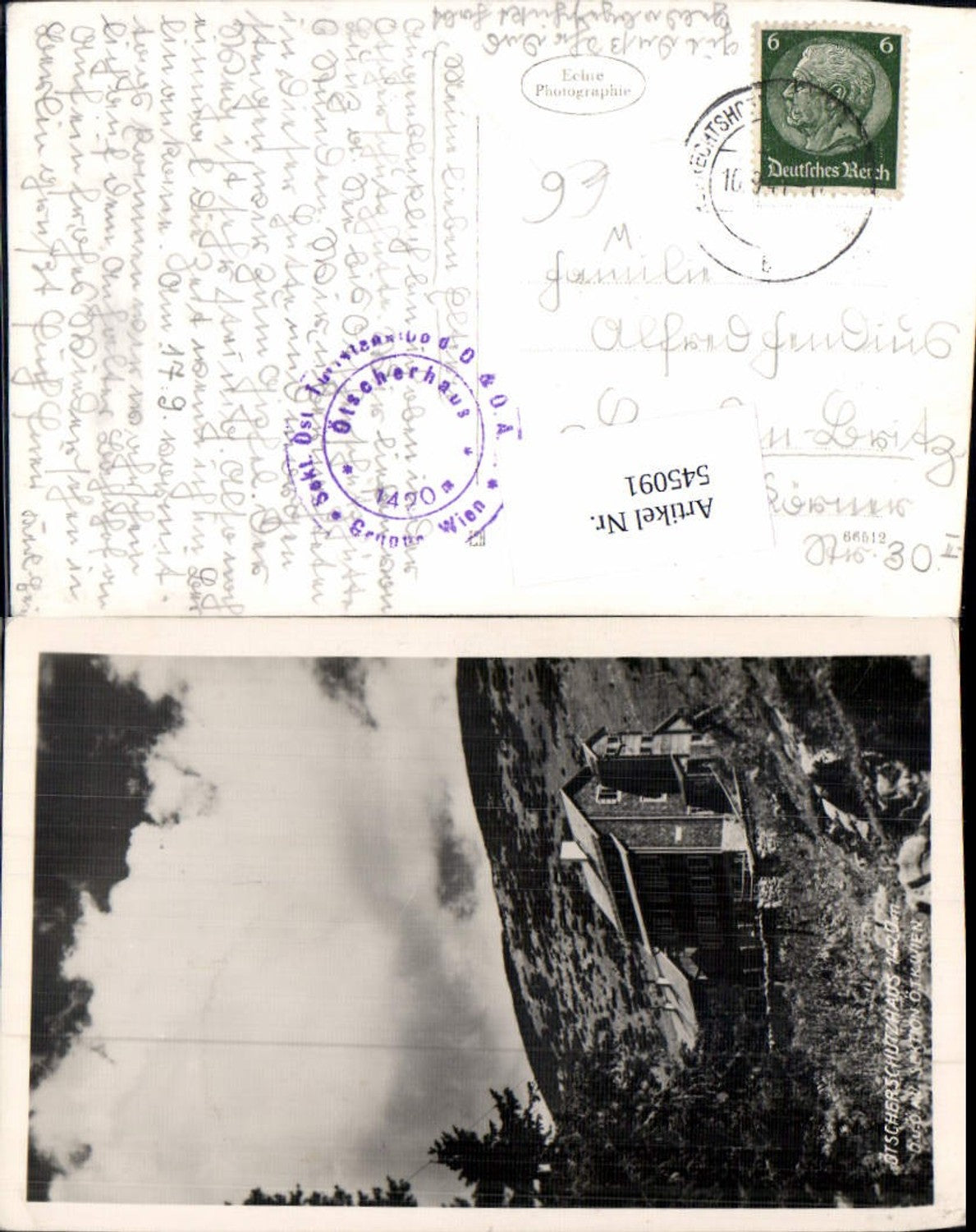 545091,Ötscherschutzhaus am Ötscher b. Lackenhof