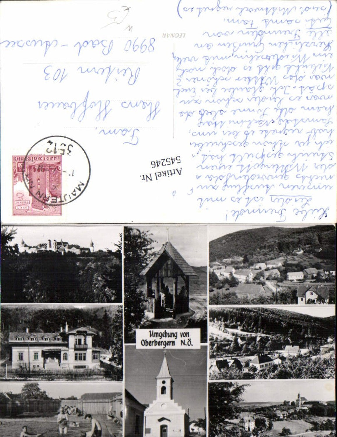 545246,Oberbergern bei Bergern im Dunkelsteinerwald Krems