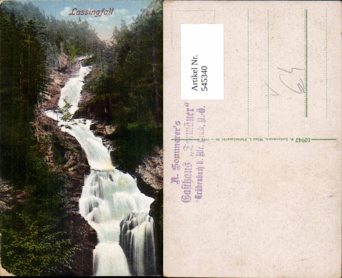 545340,Lassingfall Ötschergräben Tormäuer Gaming Kienberg