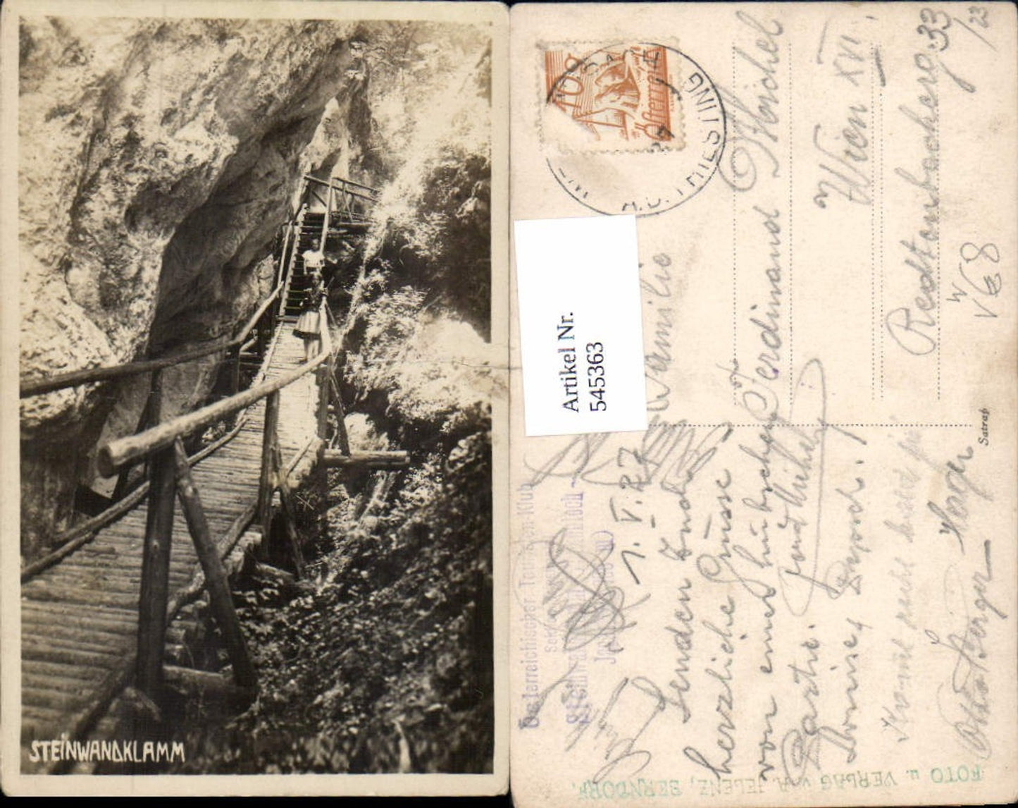 545363,Steinwandklamm Türkenloch b. Furth Weißenbach Altenmarkt a.d. Triesting