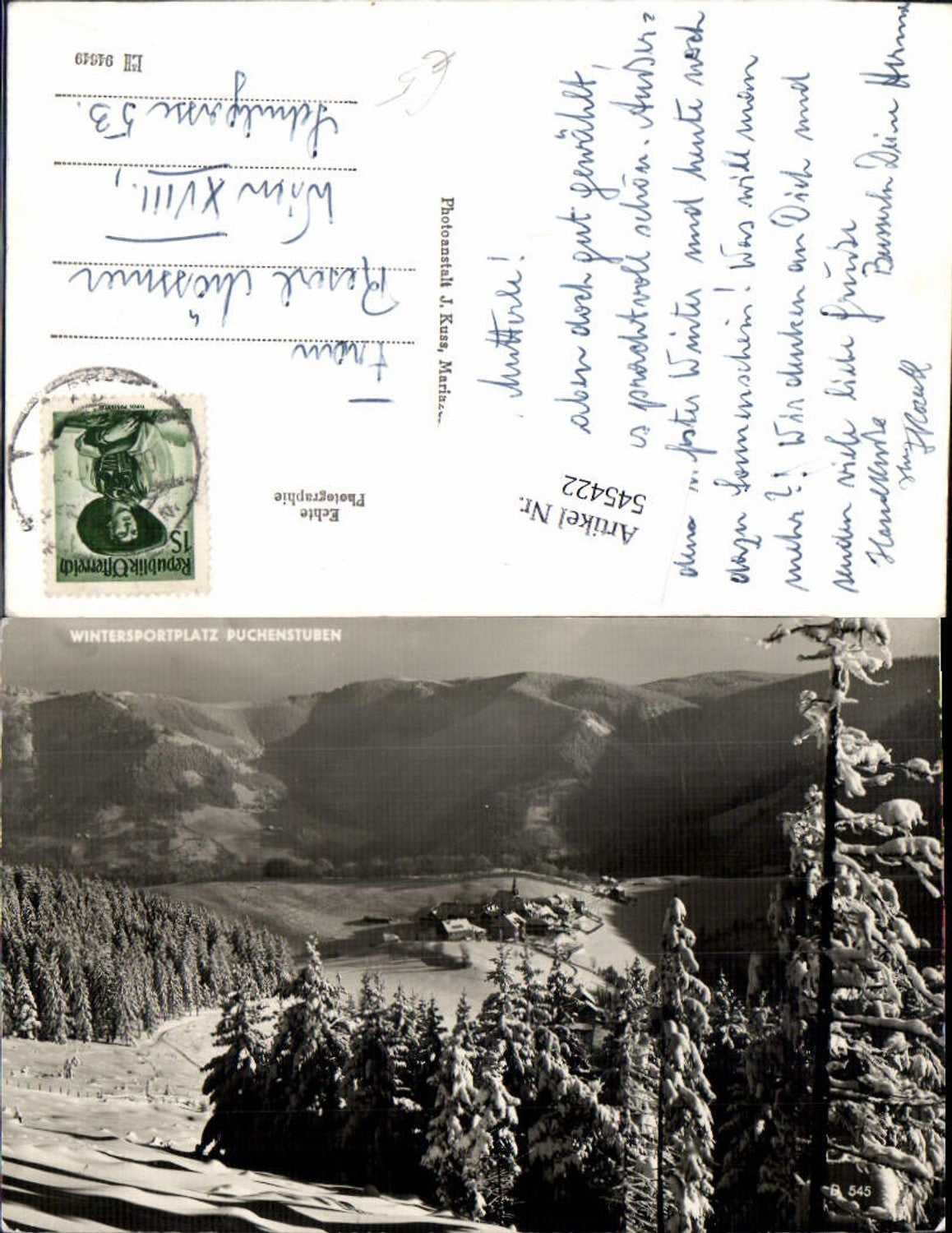 545422,Puchenstuben am Ötscher