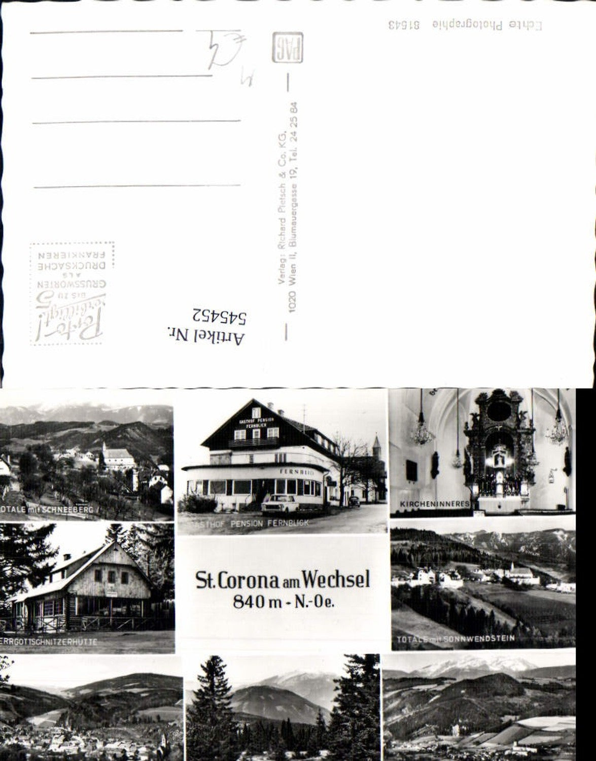 545452,St. Corona am Wechsel