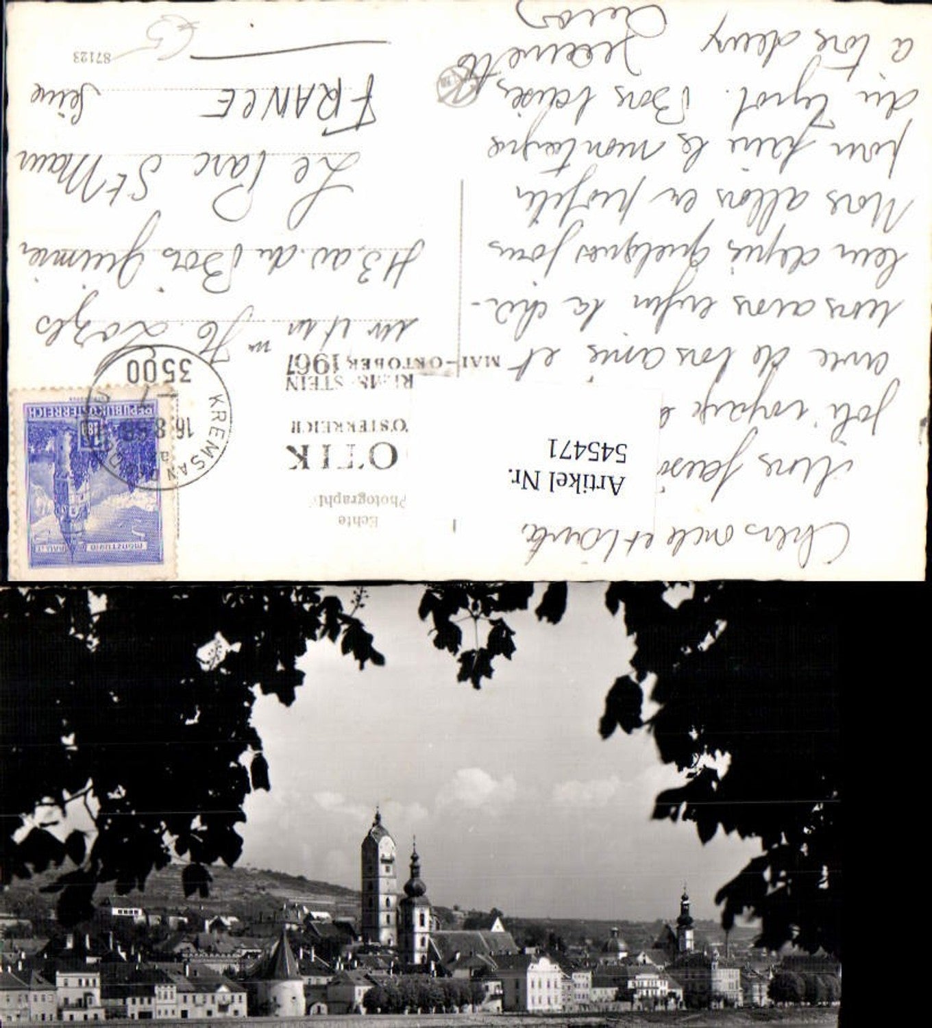 545471,Stein an der Donau b. Krems in der wachau