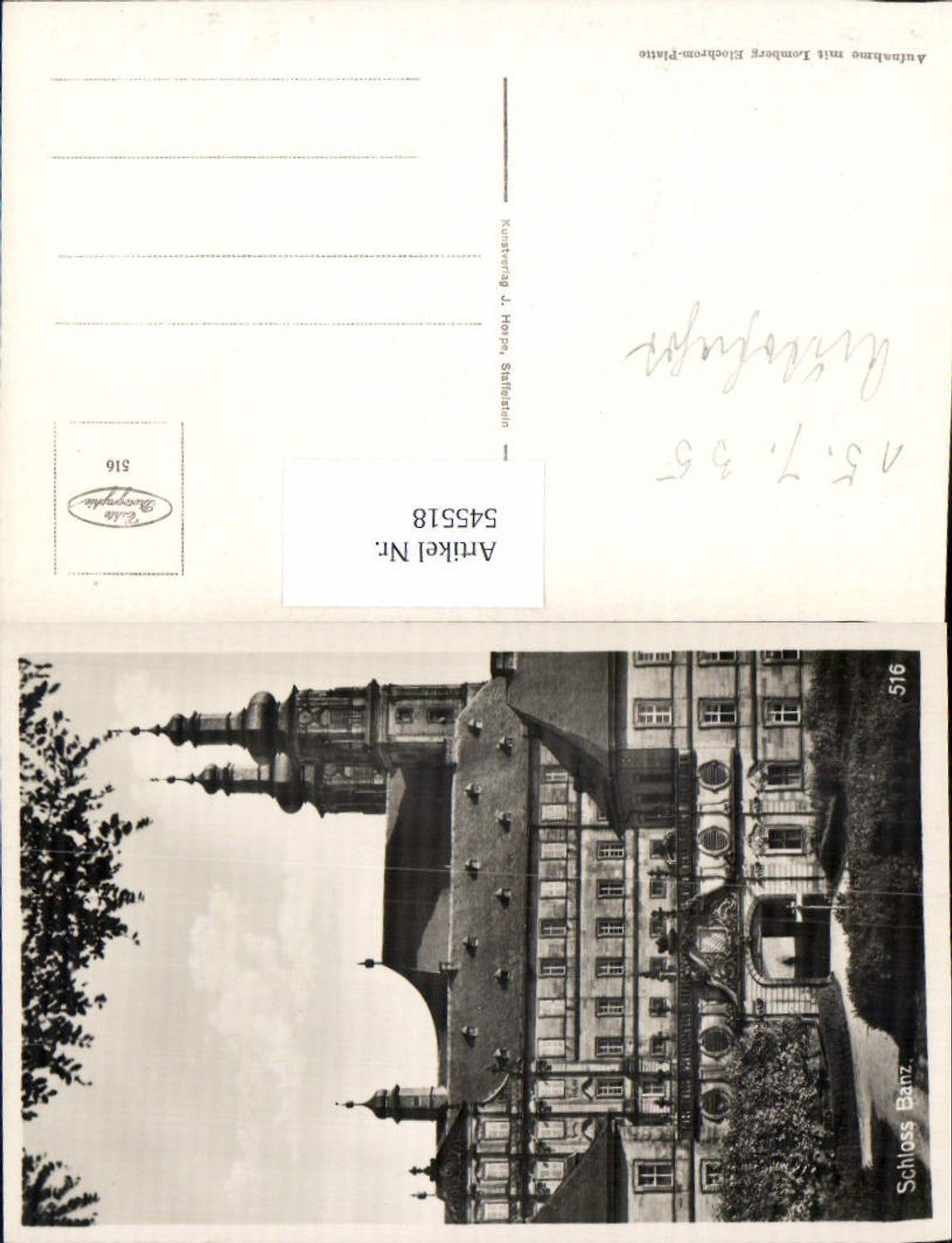545518,Schloß Banz b. Staffelstein Bamberg