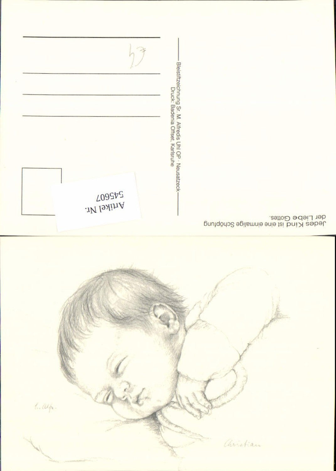 545607,Künstler AK M. Alfredis Uhl Kinder Kind Neusatzeck