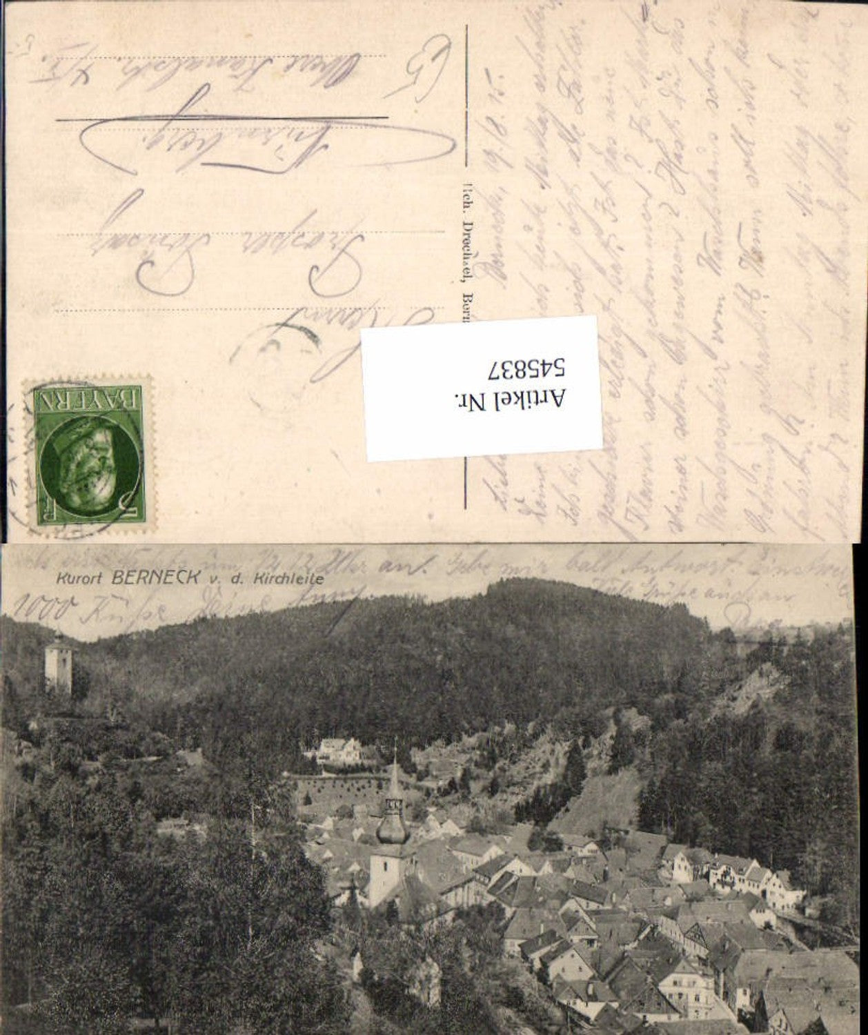 545837,Berneck im Fichtelgebirge Kirchleite Partie