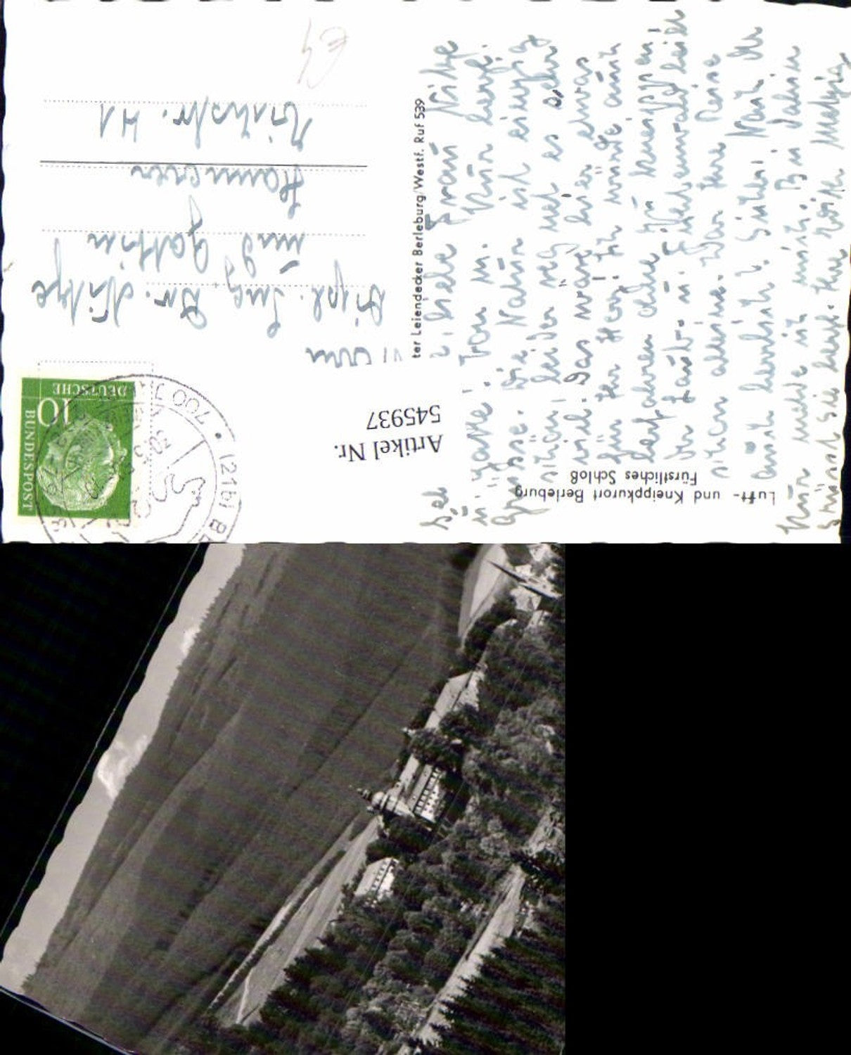 545937,Fliegeraufnahme Berleburg LK Siegen Wittgenstein