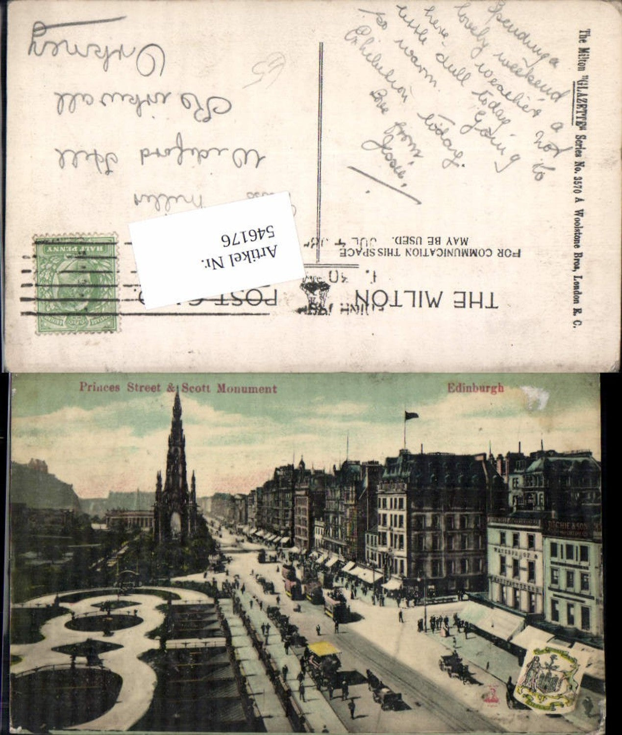 Alte Ansichtskarte – Old Postcard