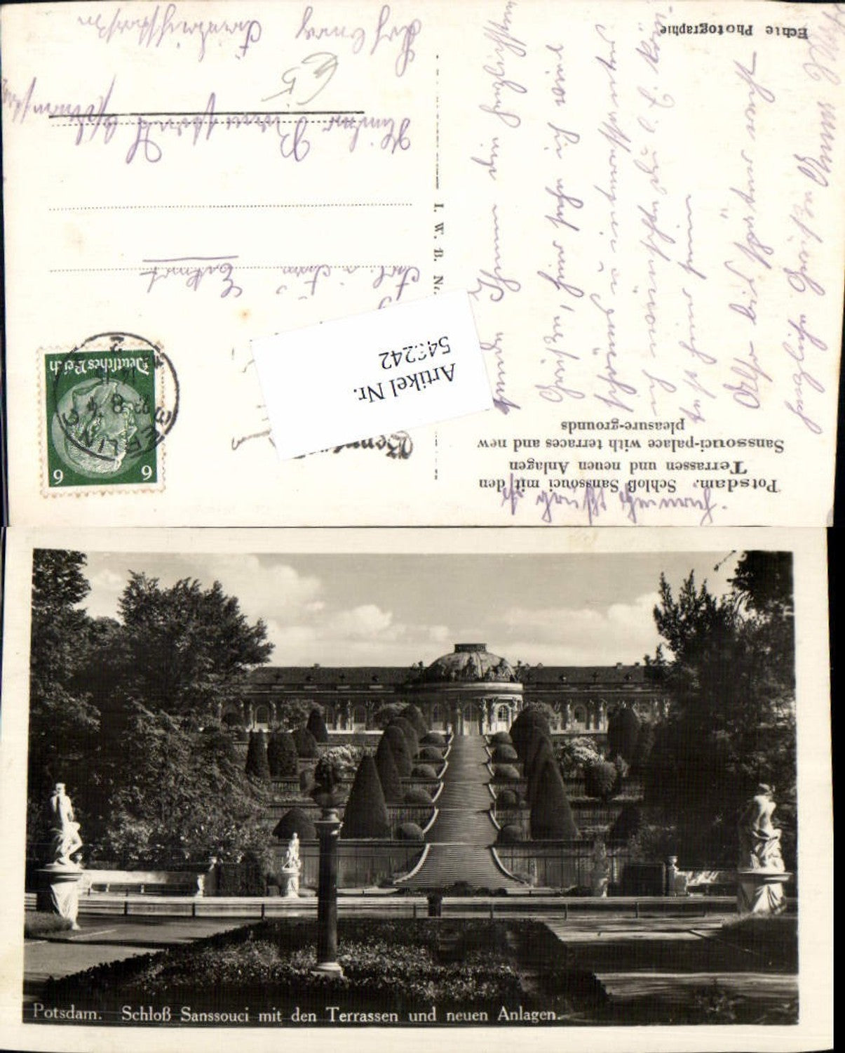 546242,Potsdam Sanssouci Neue Anlagen Terrassen