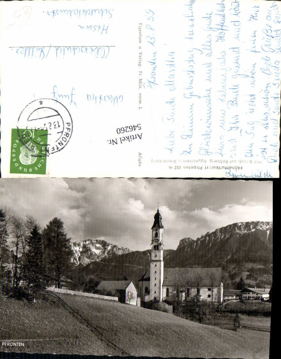 546260, Pfronten Aggenstein Roßberg, Ostallgäu district