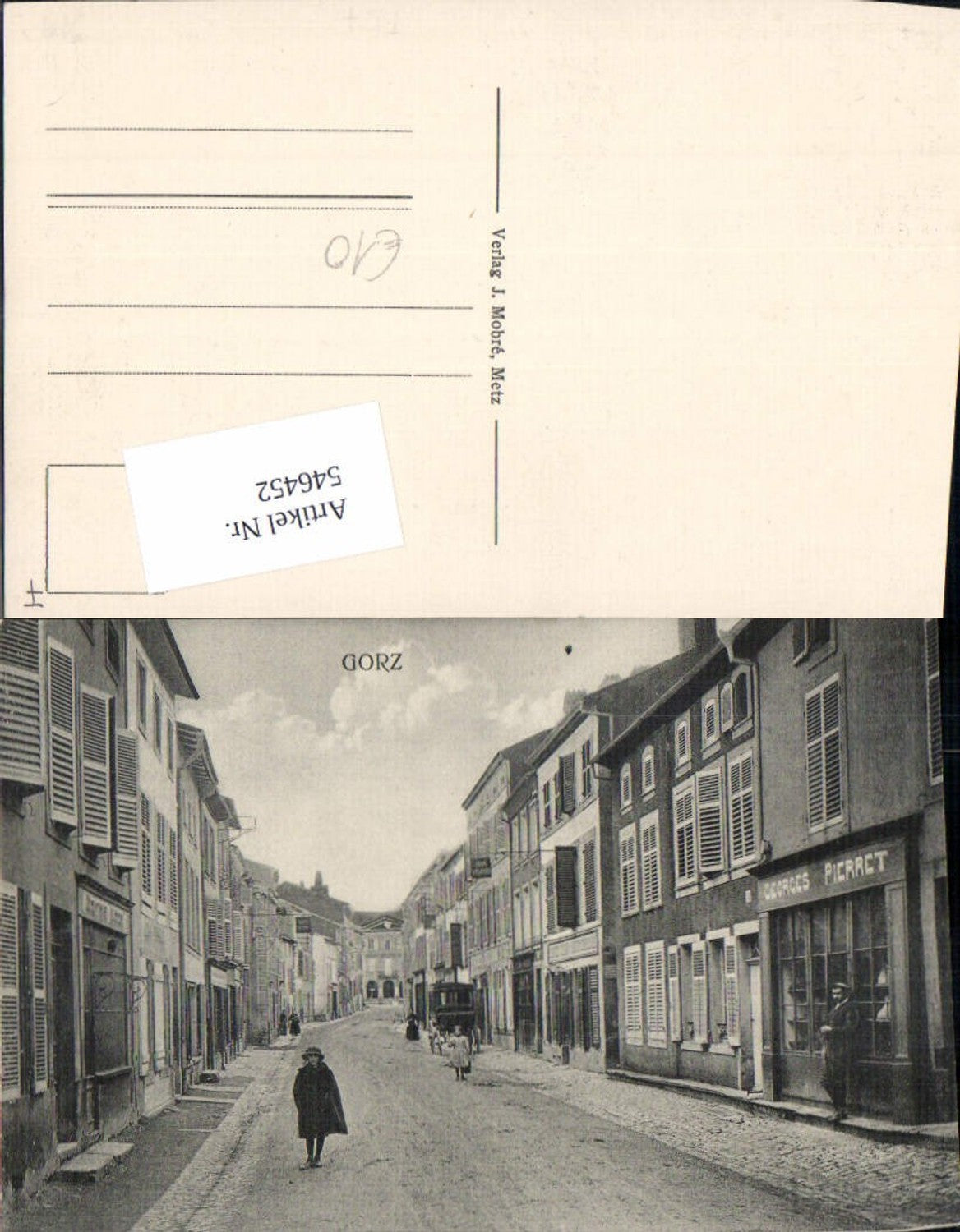 546452,France Gorz Gorze Geschäft Georges Pierret Moselle Lothringen Grand Est