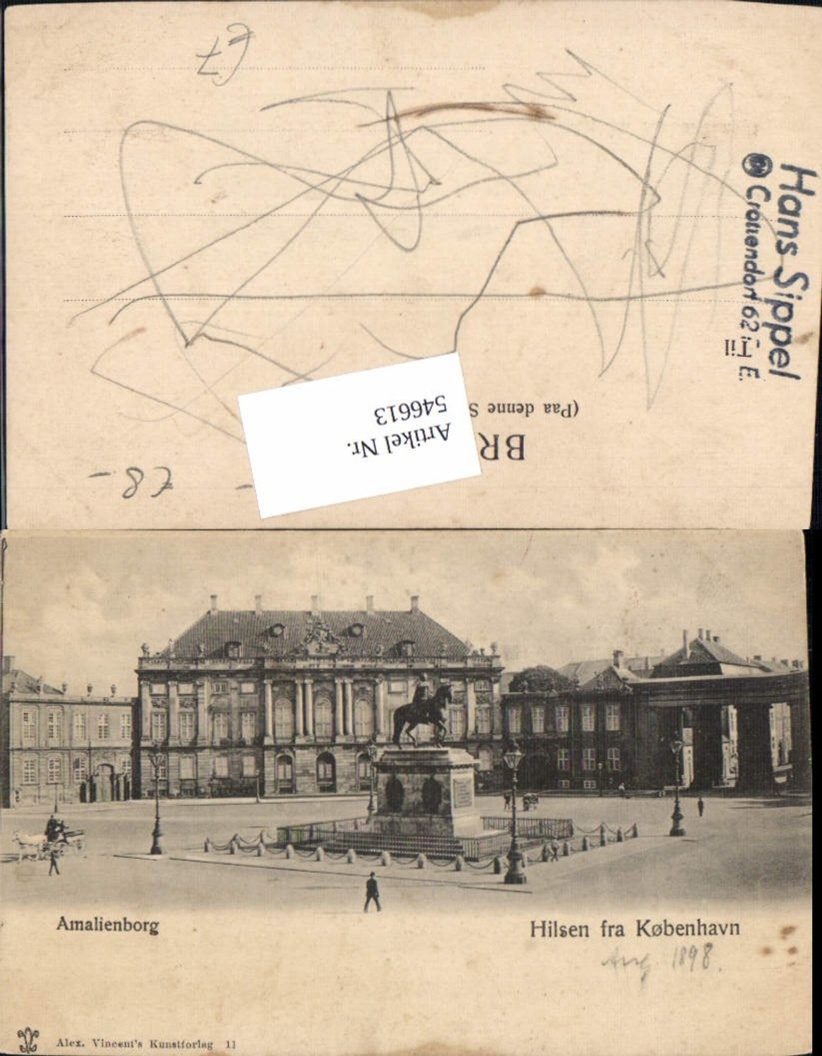 546613,tolle AK Denmark Kopenhagen Kobenhavn Amalienborg