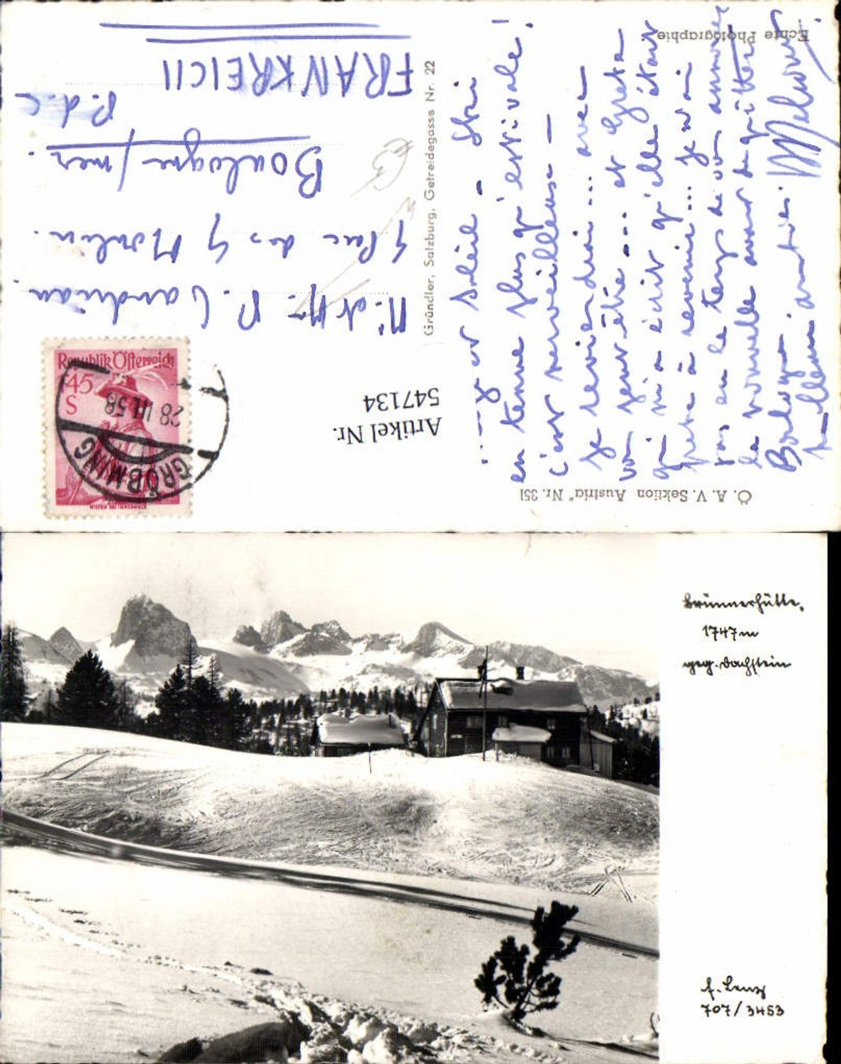 Alte Ansichtskarte – Old Postcard