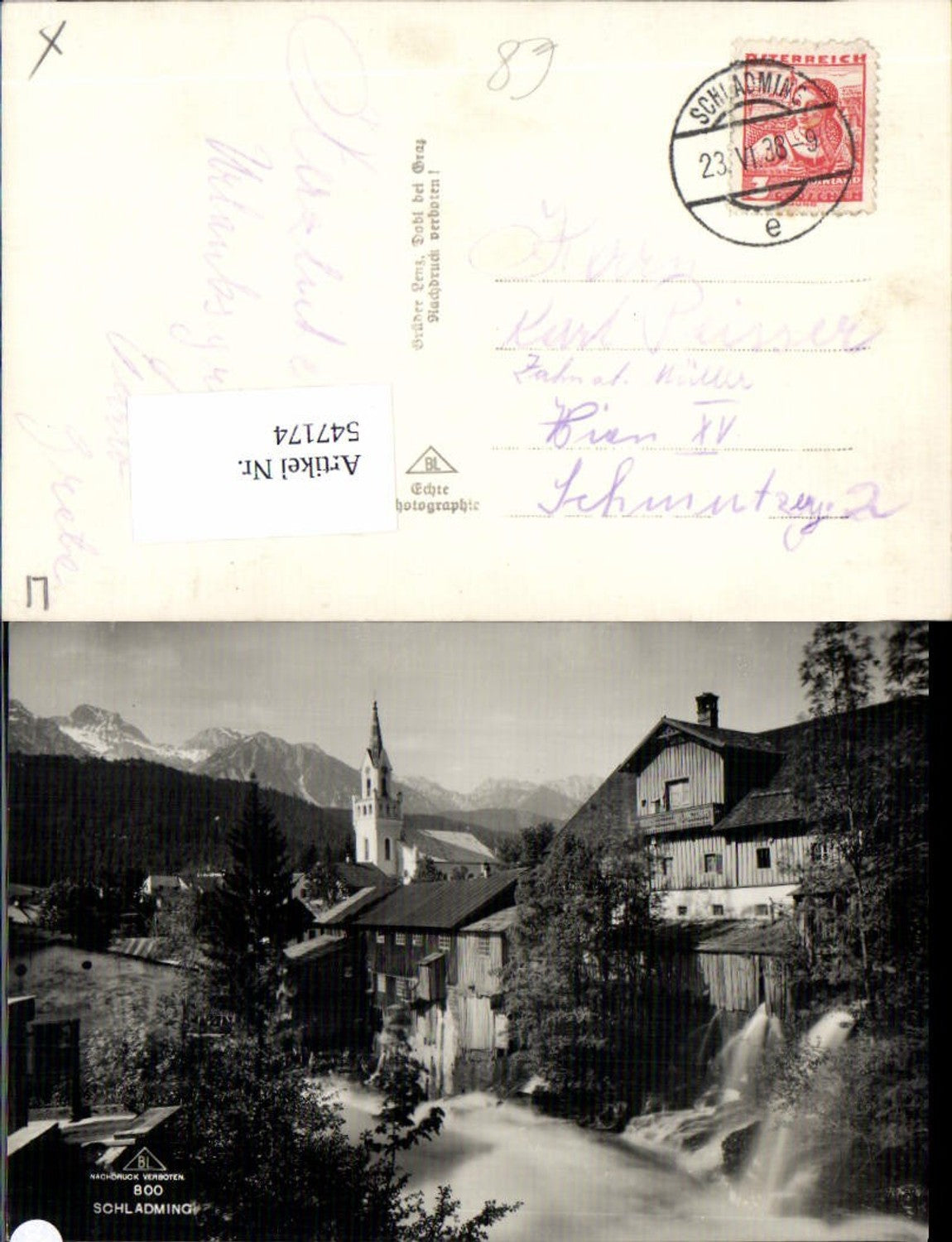 Alte Ansichtskarte – Old Postcard
