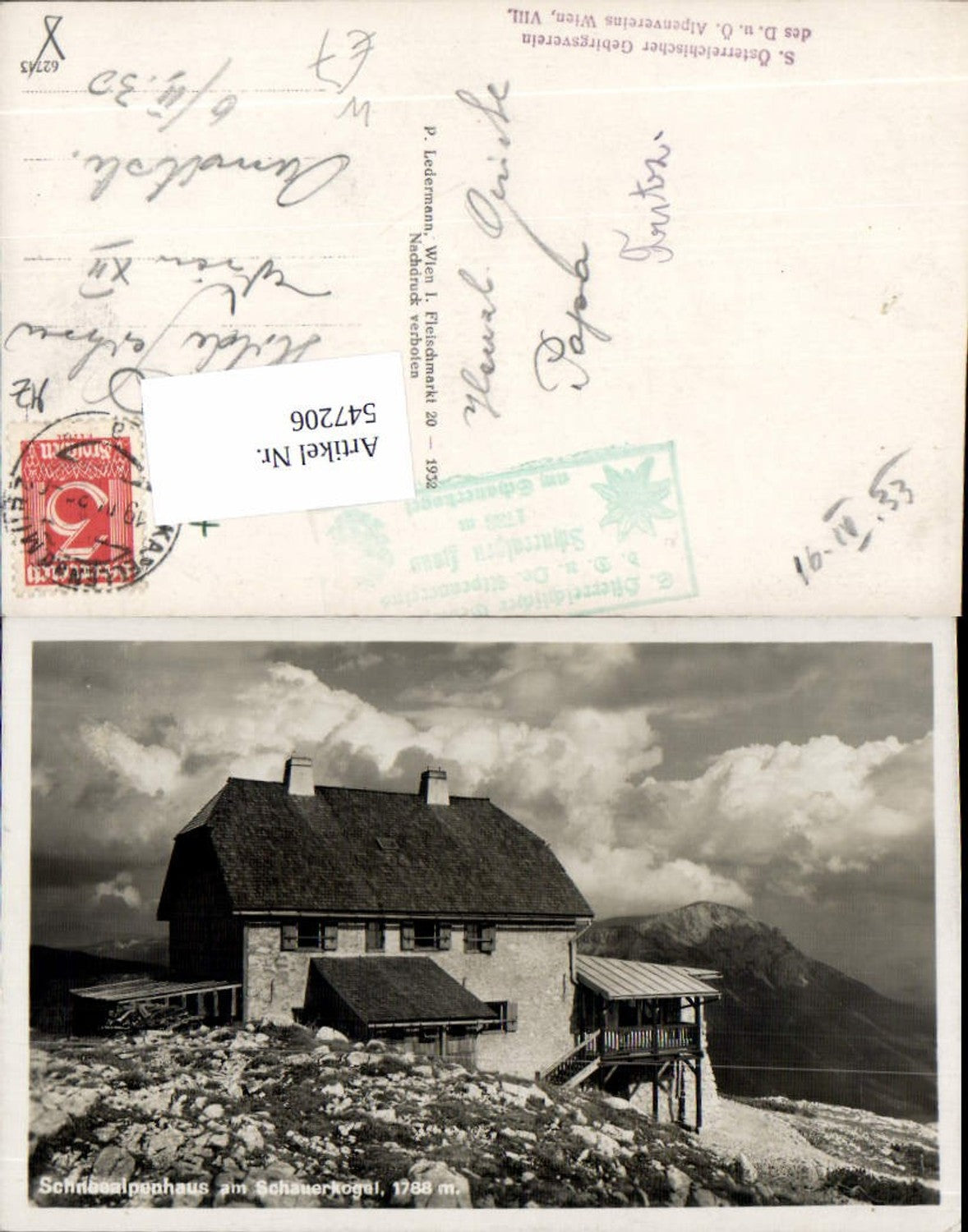 Alte Ansichtskarte – Old Postcard