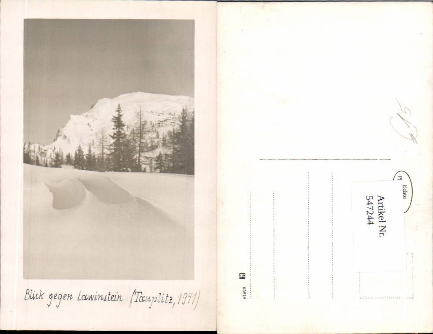 Alte Ansichtskarte – Old Postcard