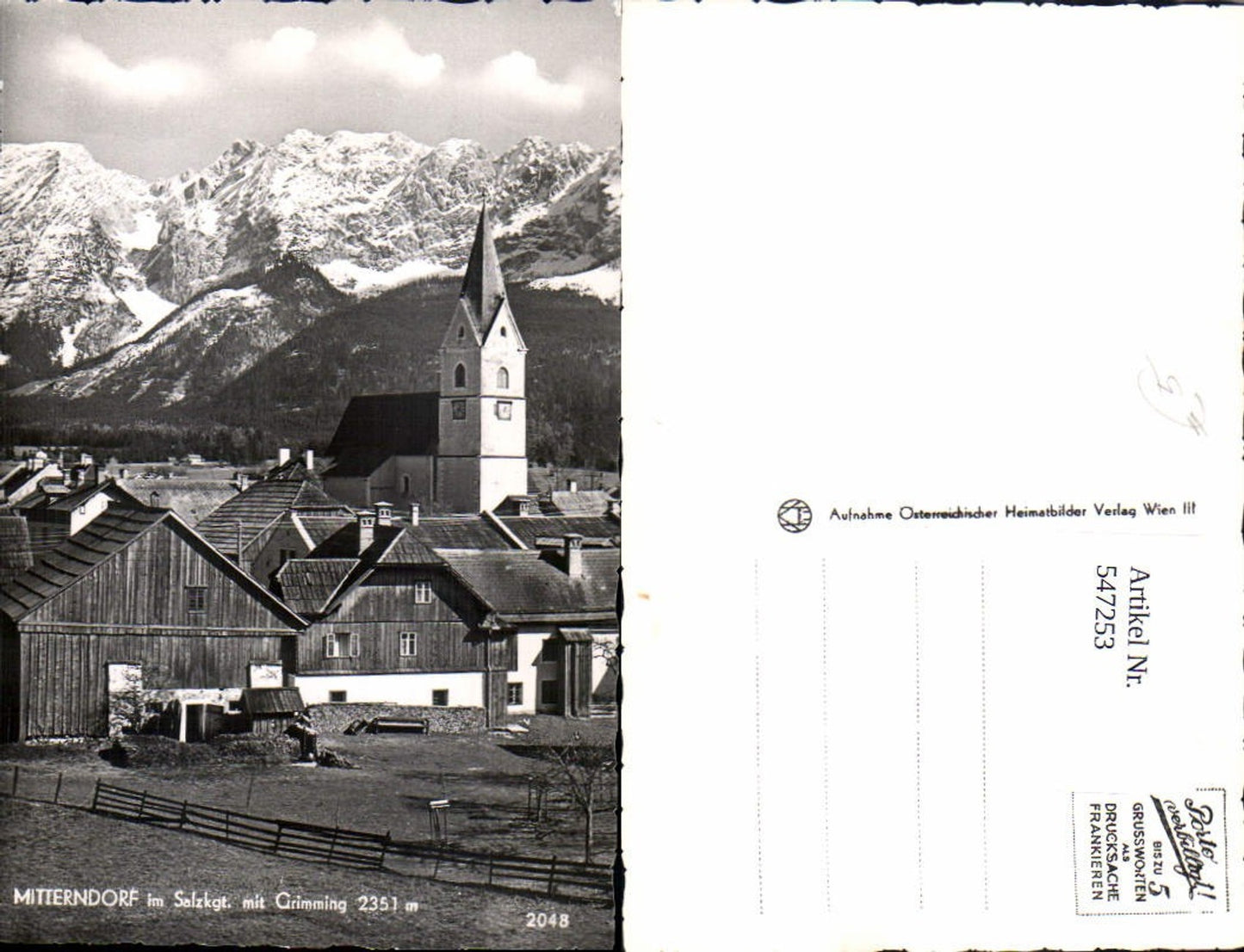 Alte Ansichtskarte – Old Postcard