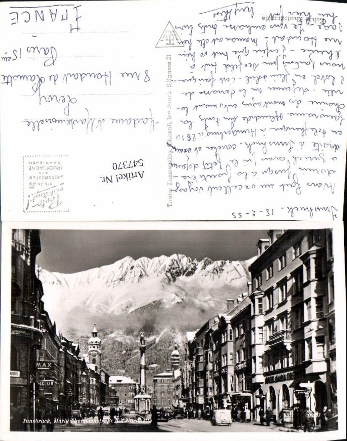 Alte Ansichtskarte – Old Postcard