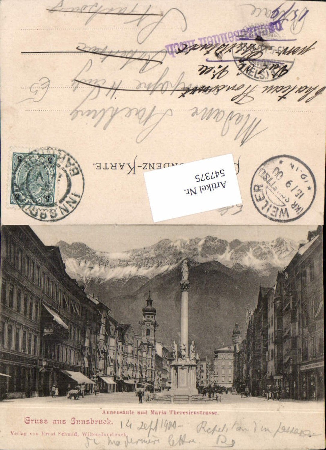 Alte Ansichtskarte – Old Postcard