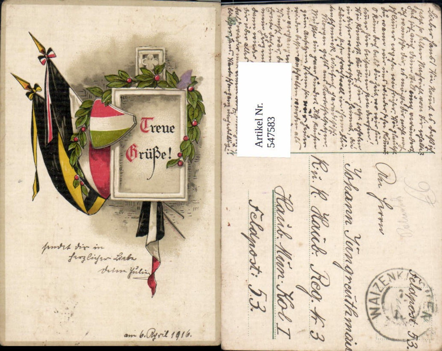 Alte Ansichtskarte – Old Postcard