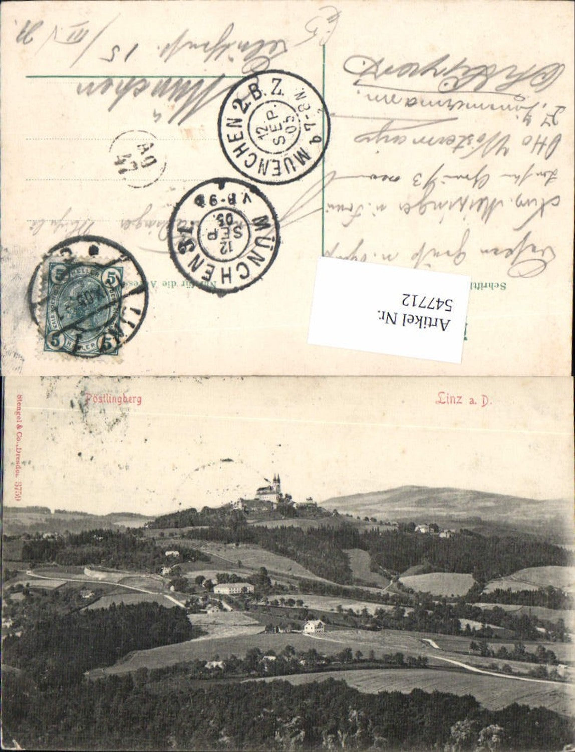 547712,Linz an der Donau Pöstlingberg Häuser pub Stengel 3759