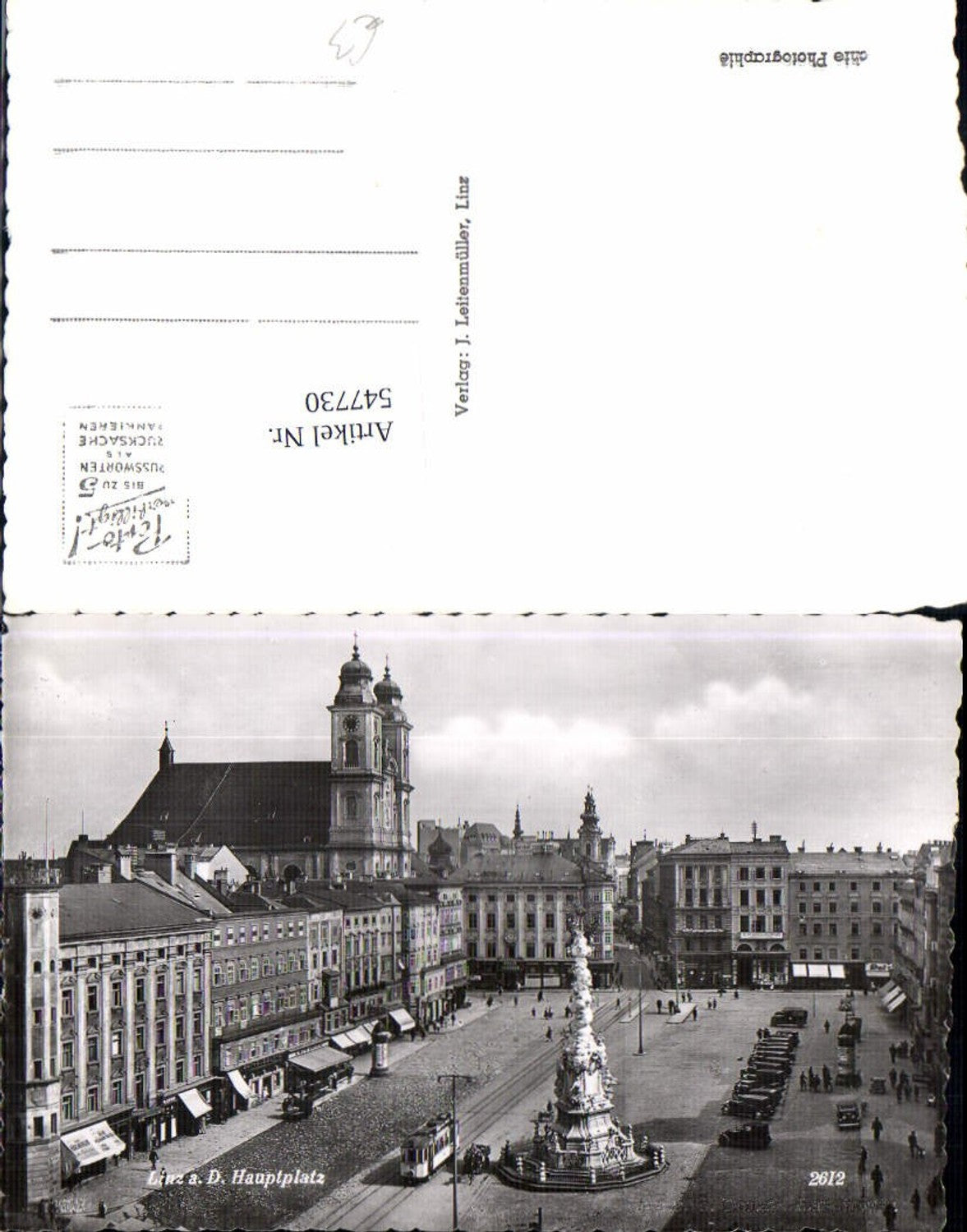 547730,Linz an der Donau Straßenbahn Hauptplatz