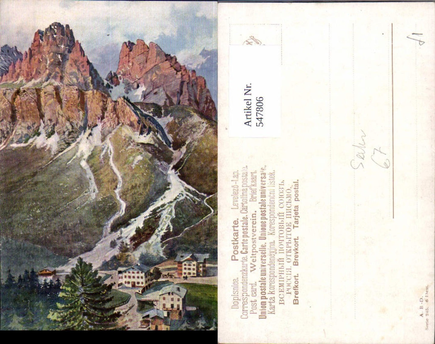 Alte Ansichtskarte – Old Postcard