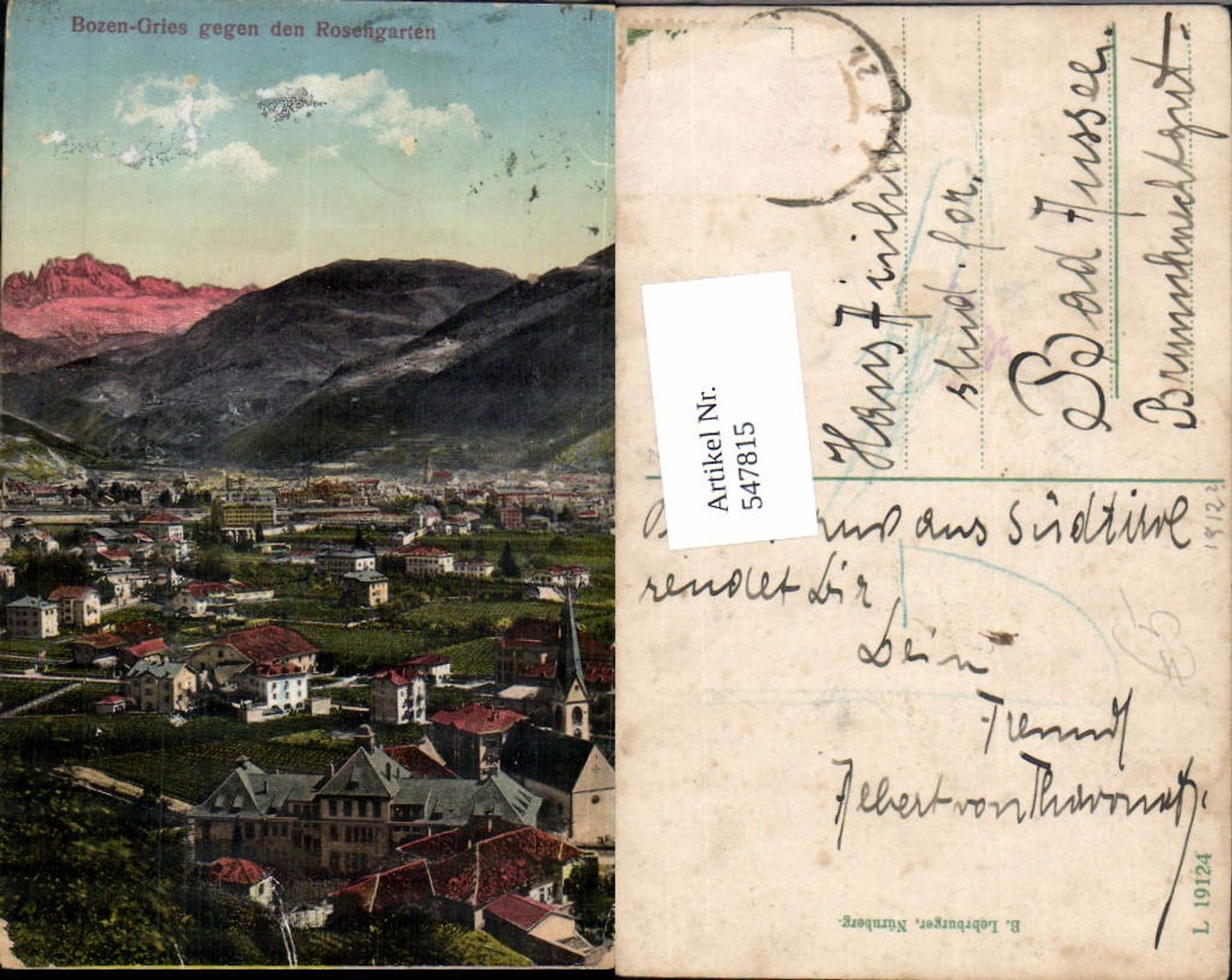 Alte Ansichtskarte – Old Postcard