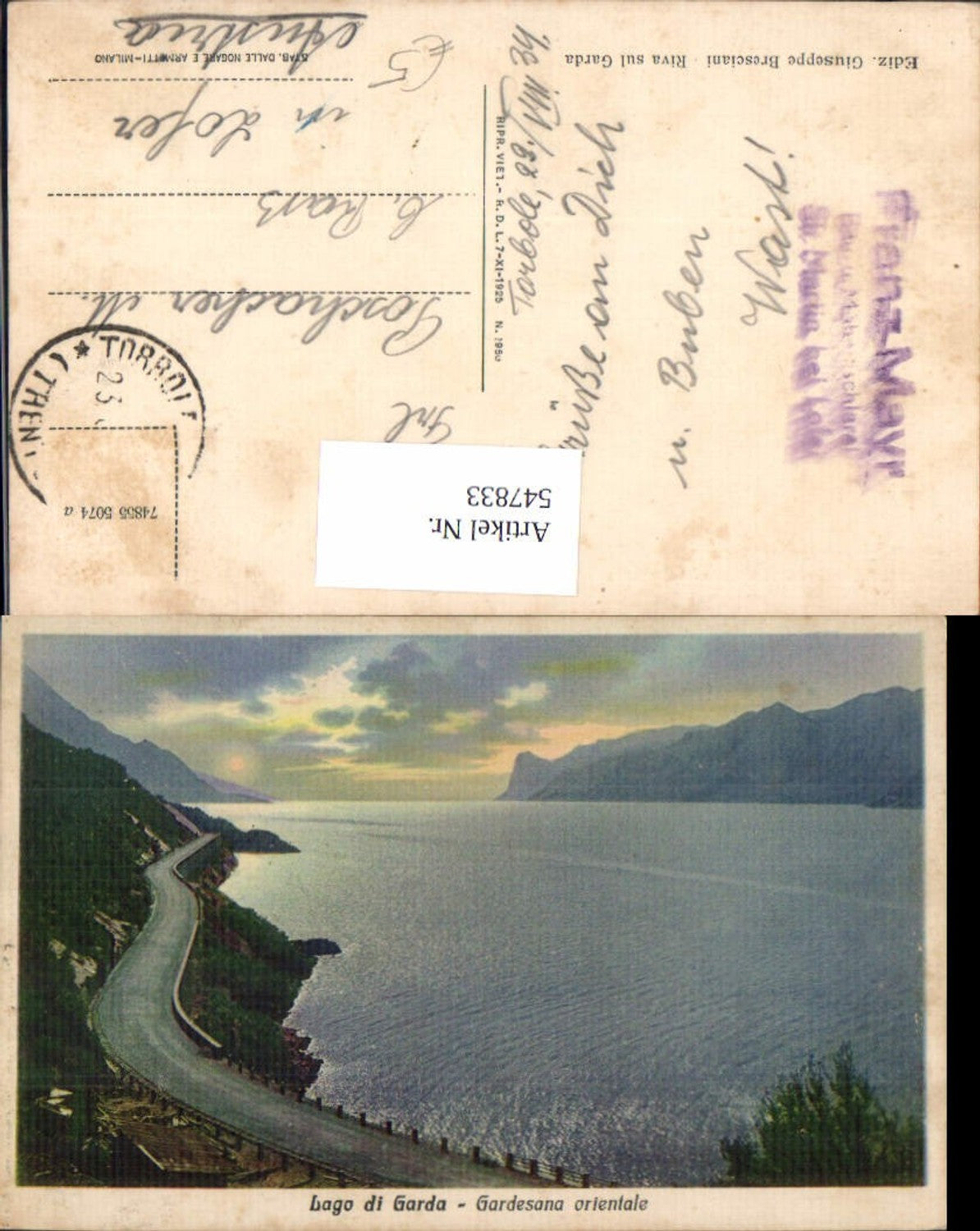Alte Ansichtskarte – Old Postcard