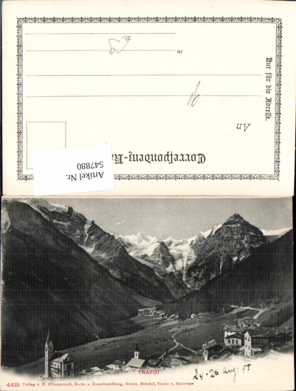 Alte Ansichtskarte – Old Postcard