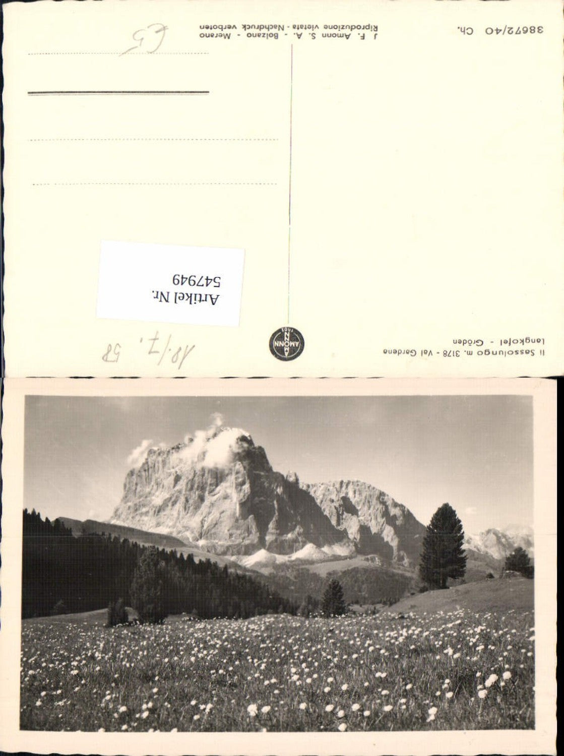 Alte Ansichtskarte – Old Postcard