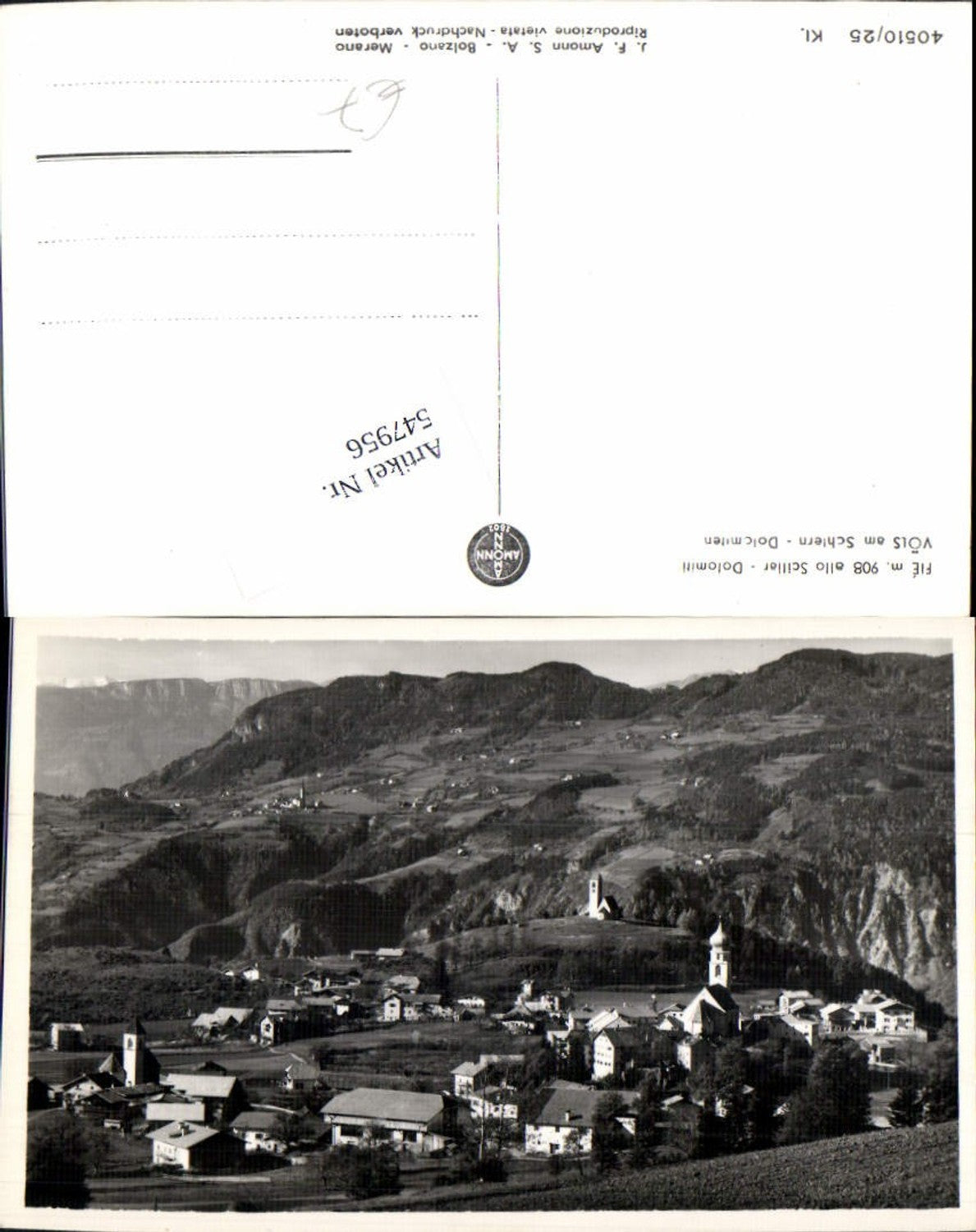 Alte Ansichtskarte – Old Postcard