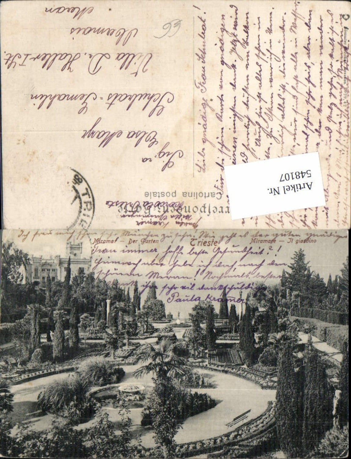 Alte Ansichtskarte – Old Postcard