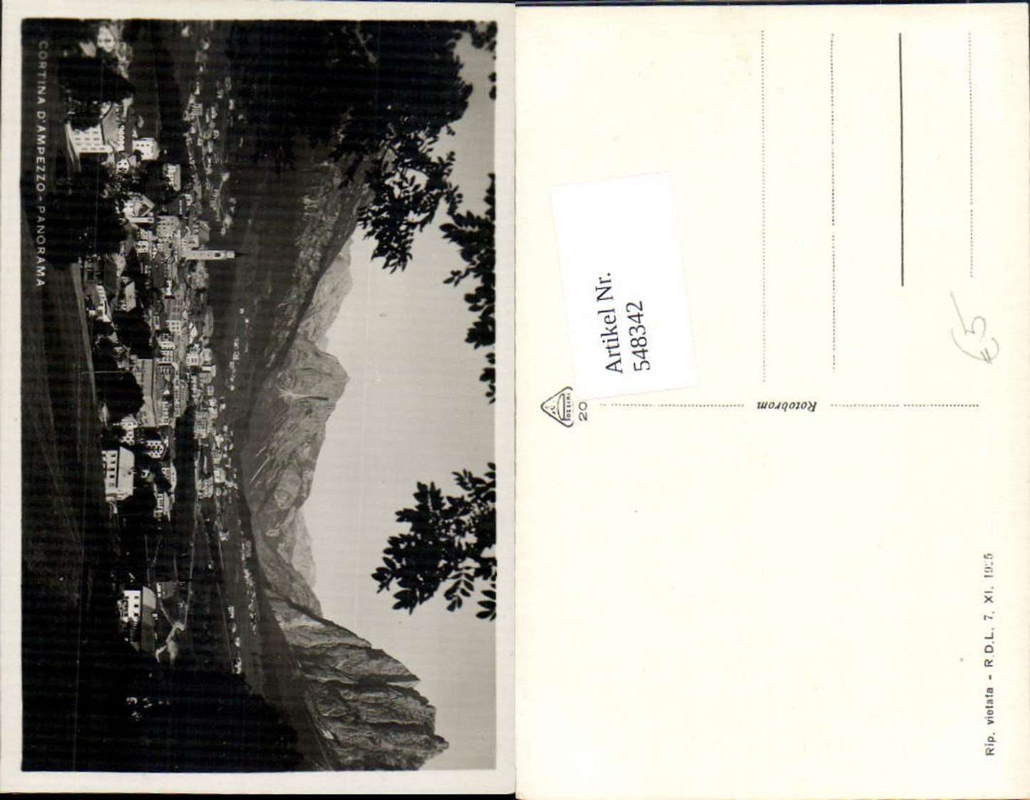 Alte Ansichtskarte – Old Postcard