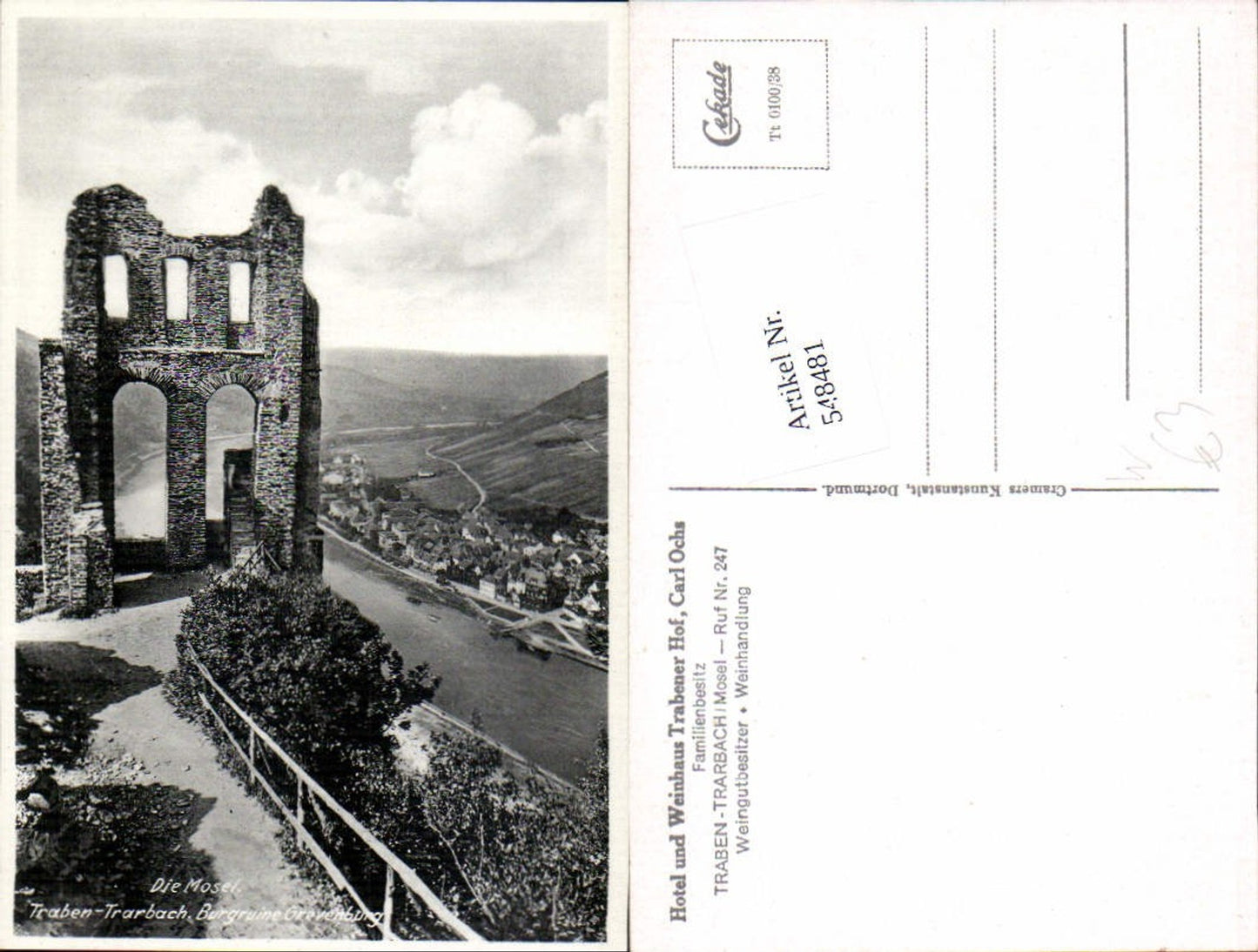 548481,Traben Trarbach an der Mosel Grevenburg