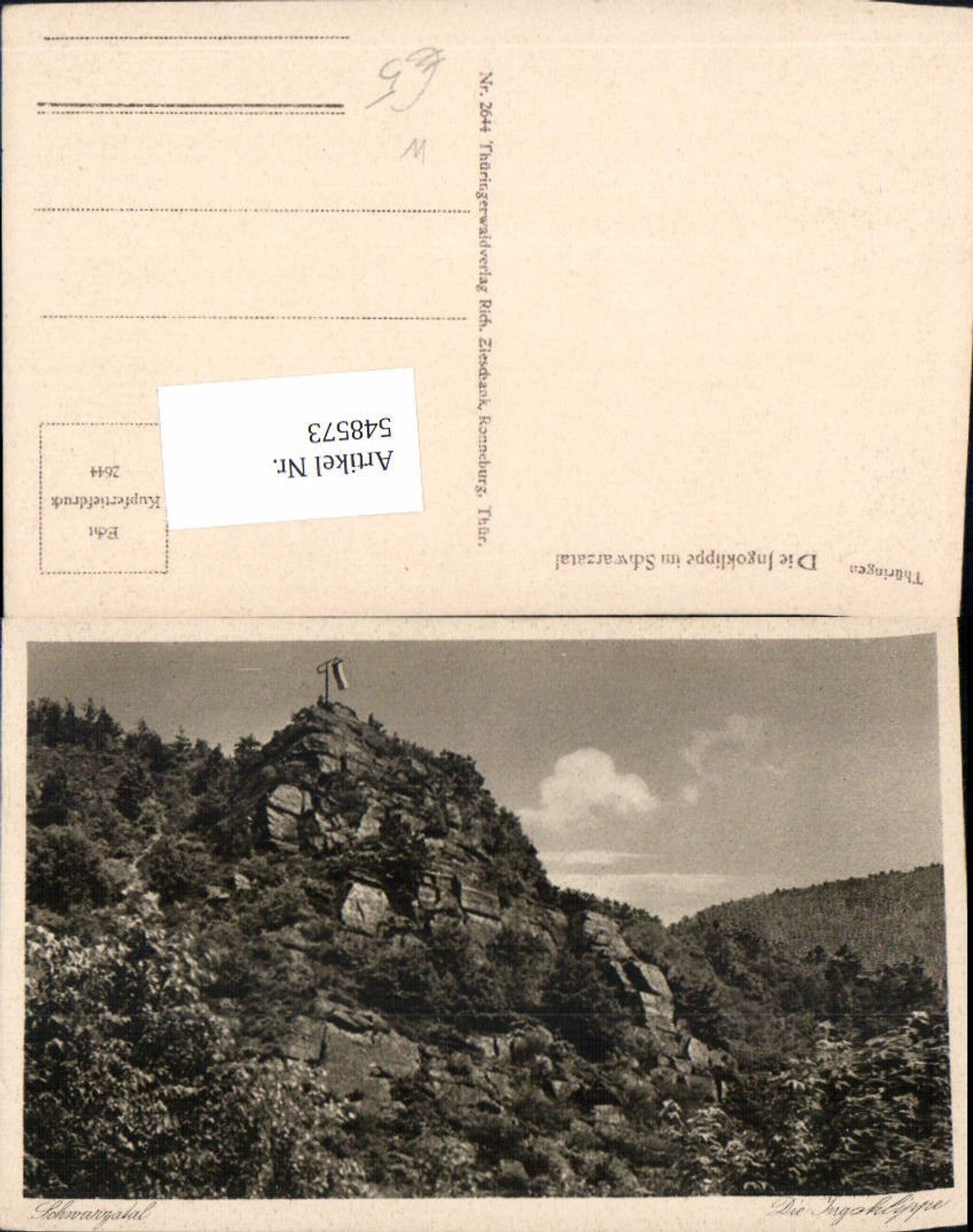 548573, Schwarzburg Schwarzatal Ingoklippe