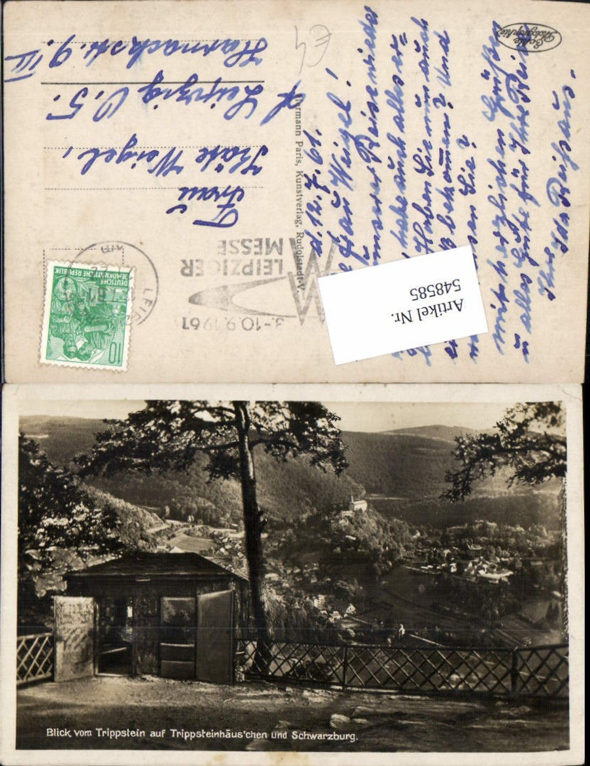 548585, great AK Schwarzburg Schwarzatal Trippstein